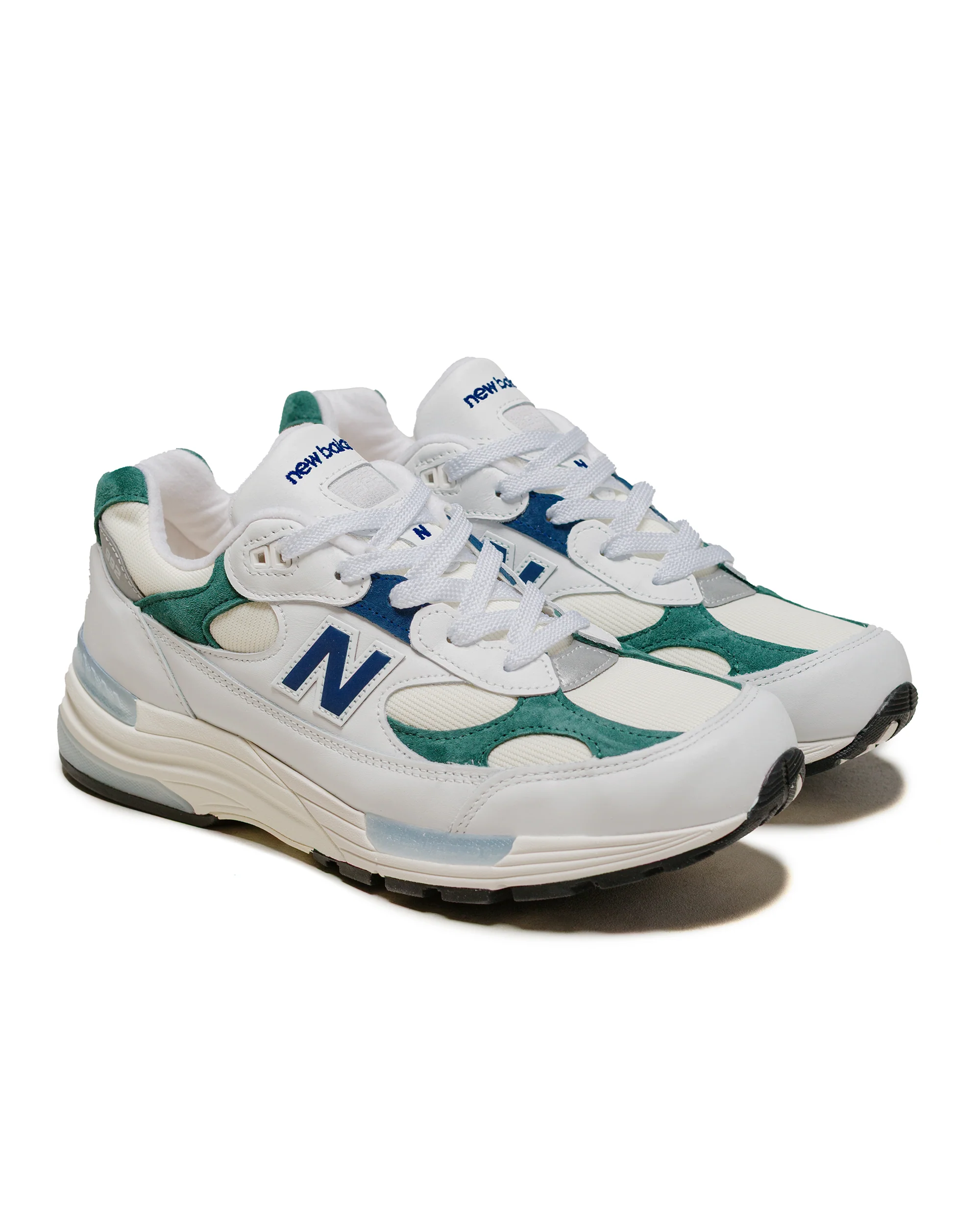New Balance U992GB White/Marsh Green