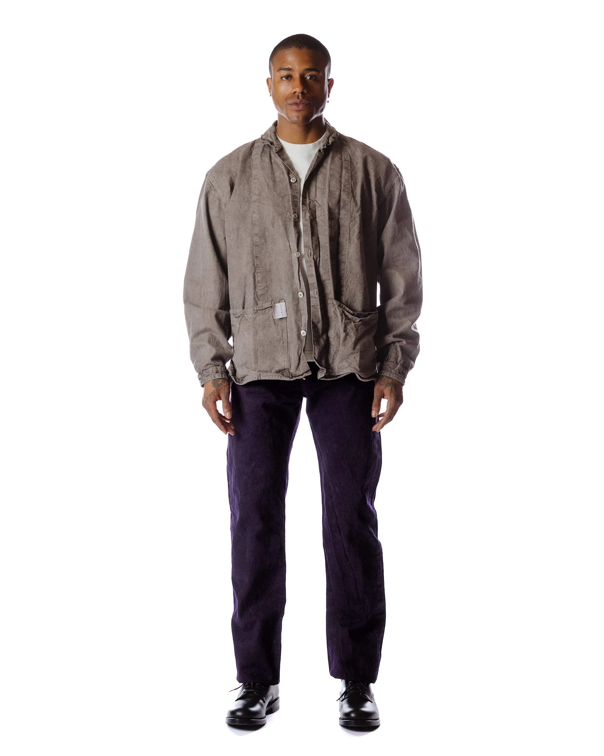 Tender Type 125 High Straight Jeans Hadal Purple 16oz Selvage Denim