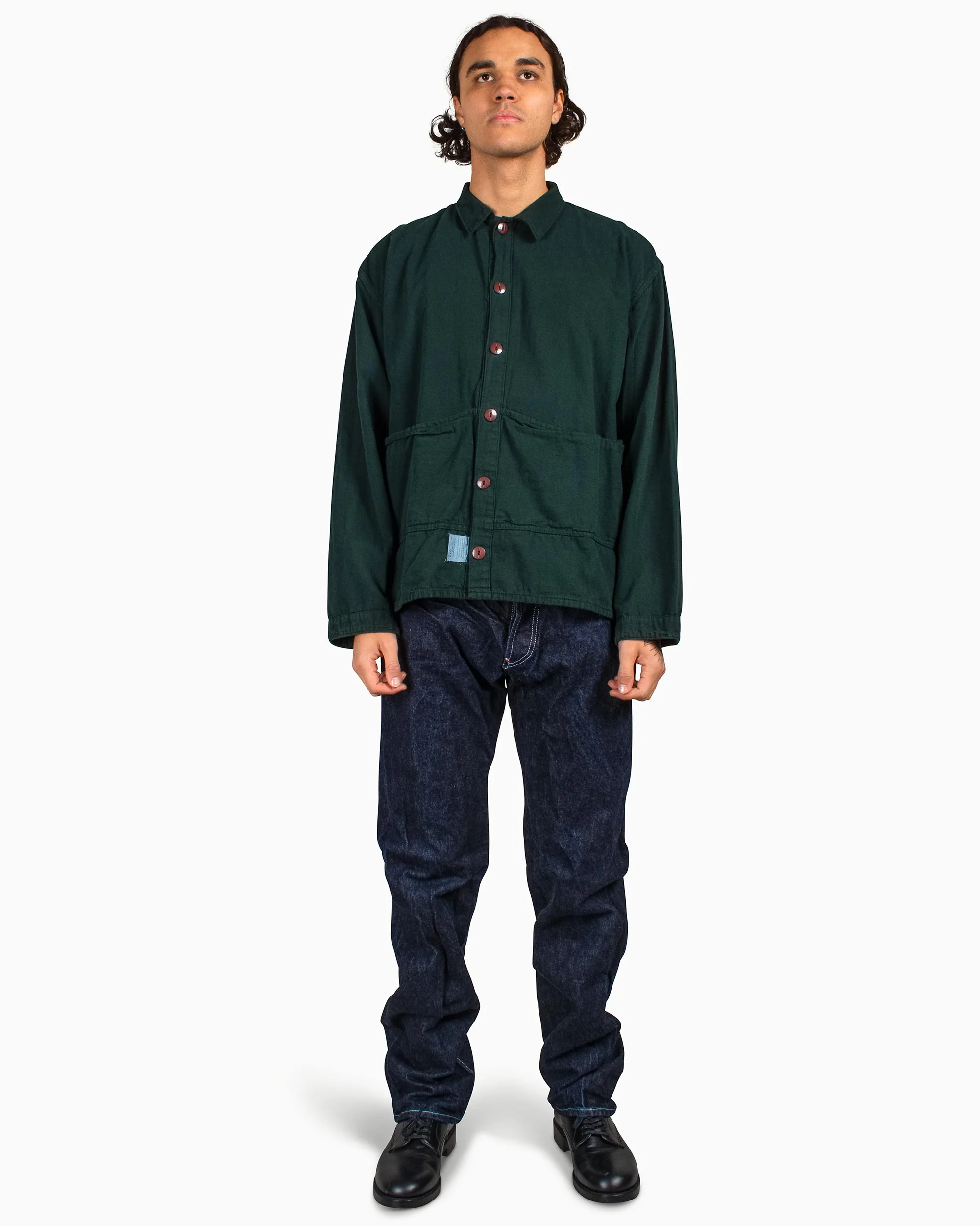 Tender Type 125 High Straight Jeans 16oz Selvage Denim Rinsed