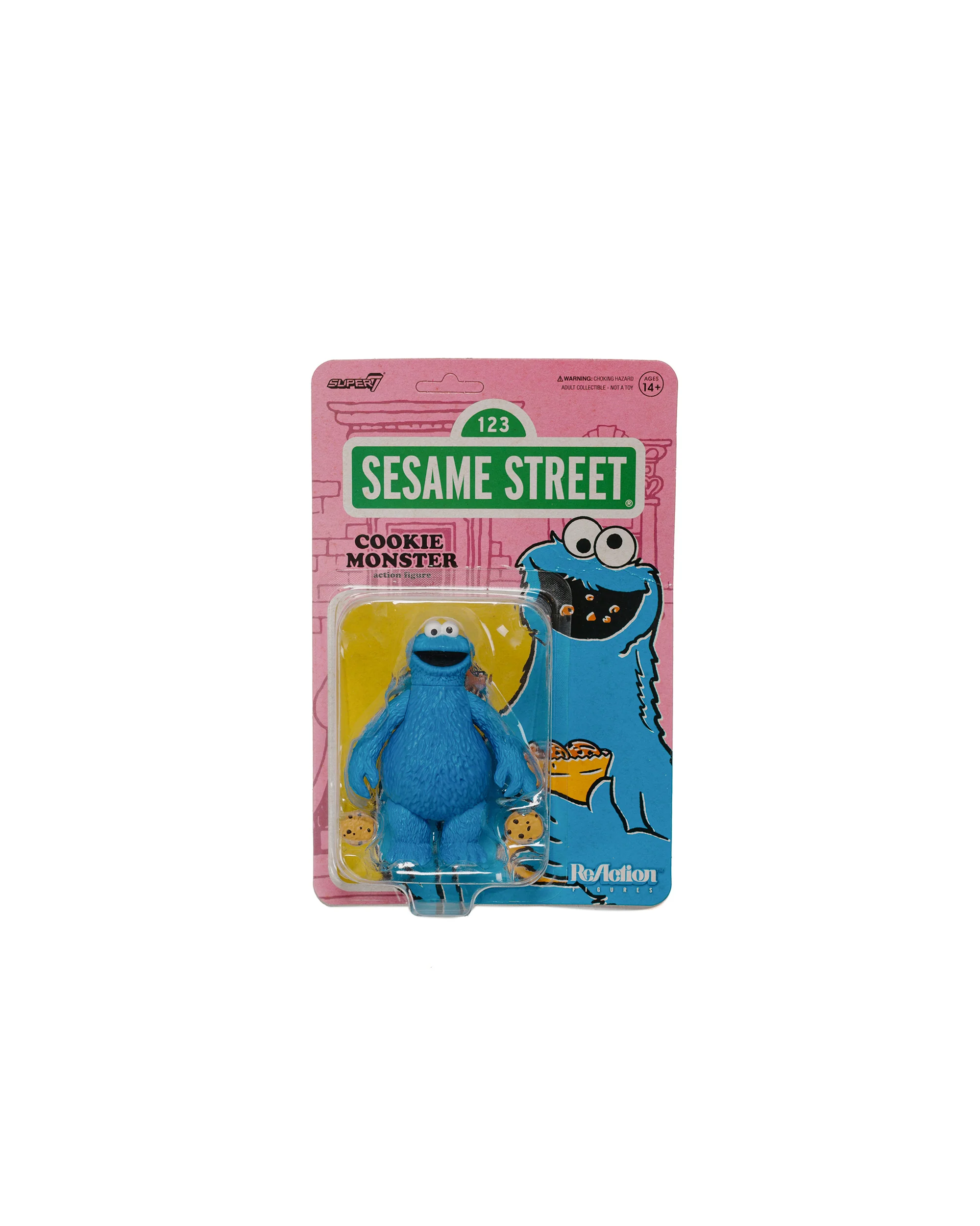 Super7 Sesame Street ReAction Figure Wave 2 'Cookie Monster'