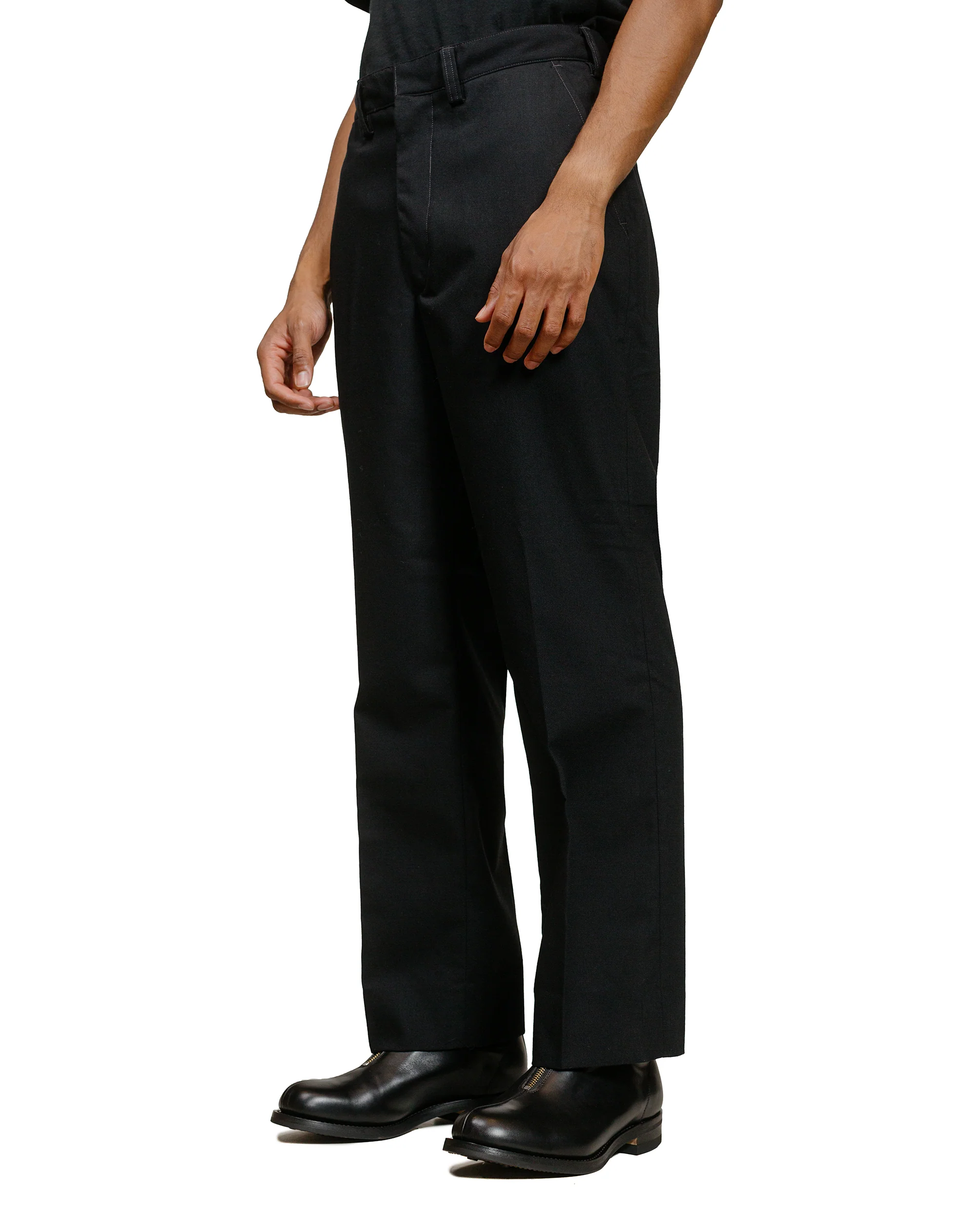 Phigvel Lady White Co. W/CA Workaday Trouser Black