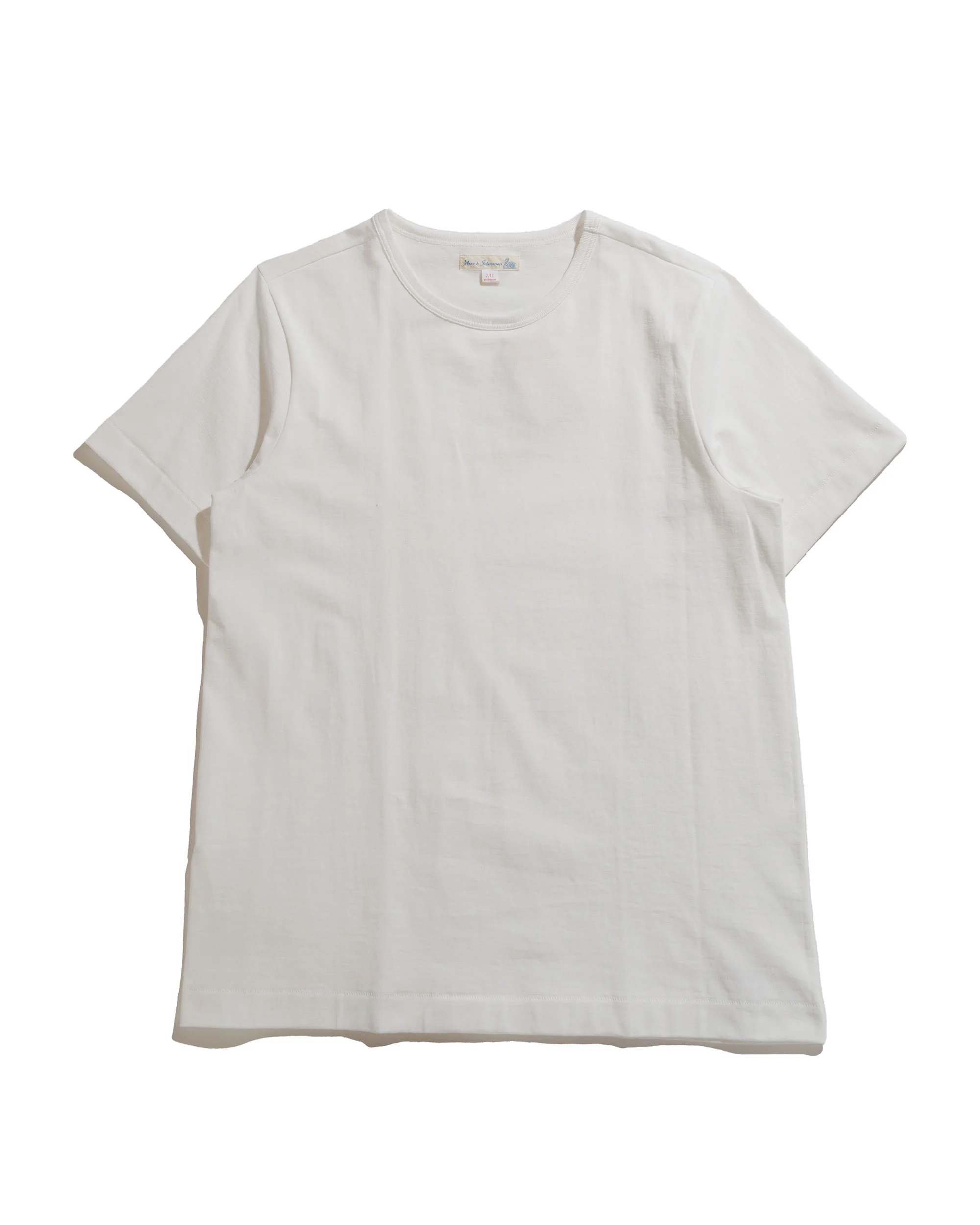 Merz B. Schwanen 215 Loopwheeled T-Shirt White