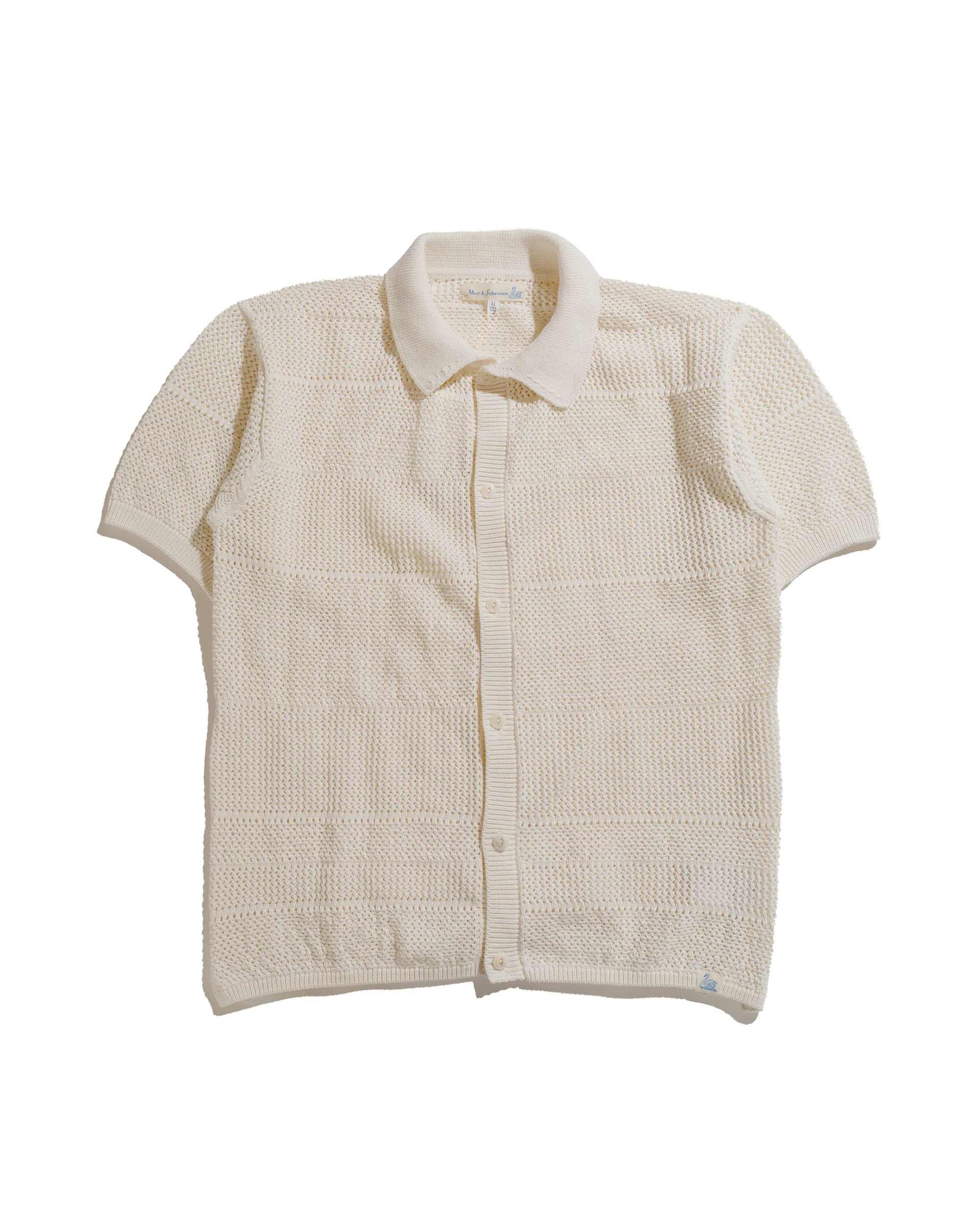 Merz B. Schwanen KNITSHIRT01 Crochet Shirt Natural