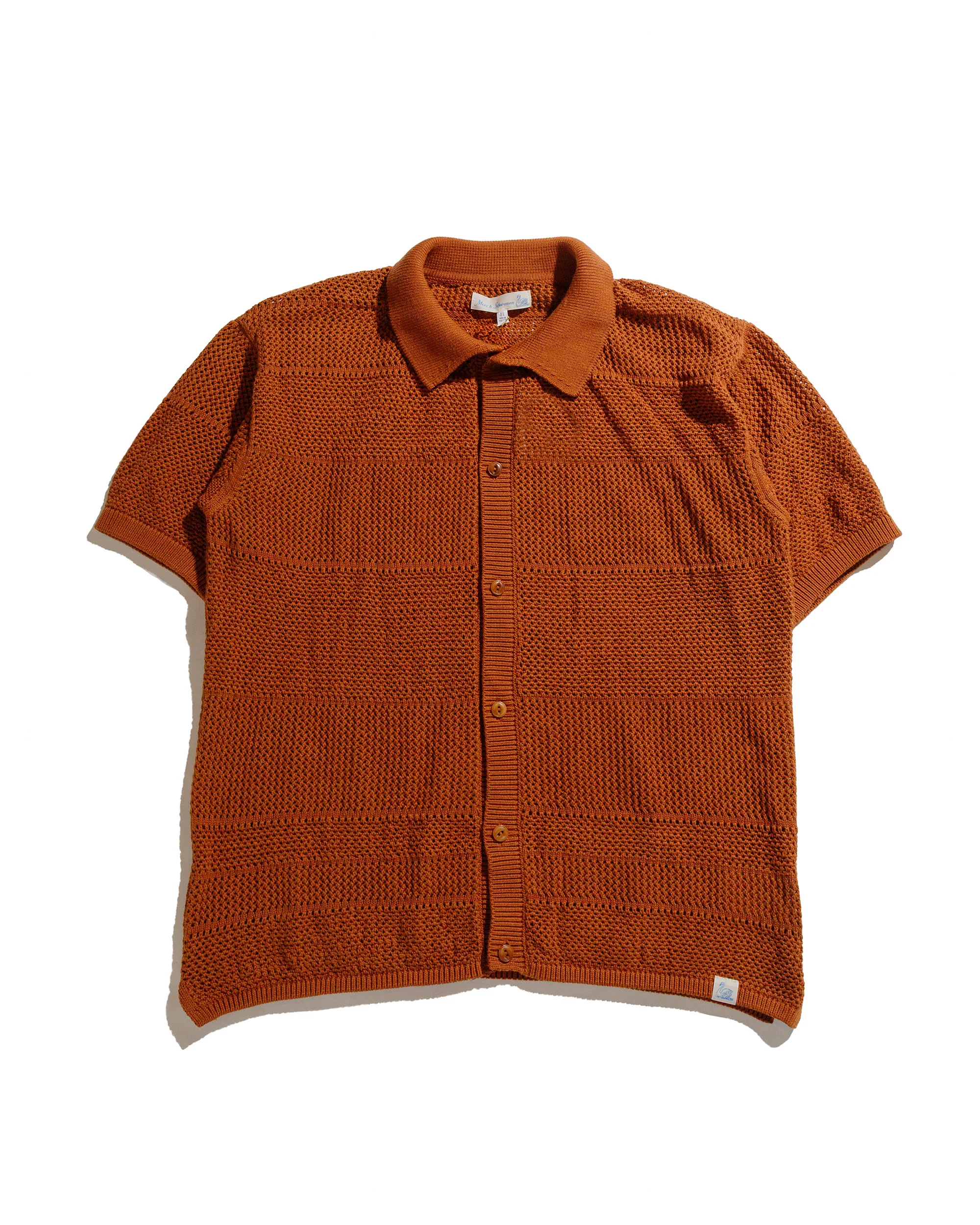 Merz B. Schwanen KNITSHIRT01 Crochet Shirt Caramel