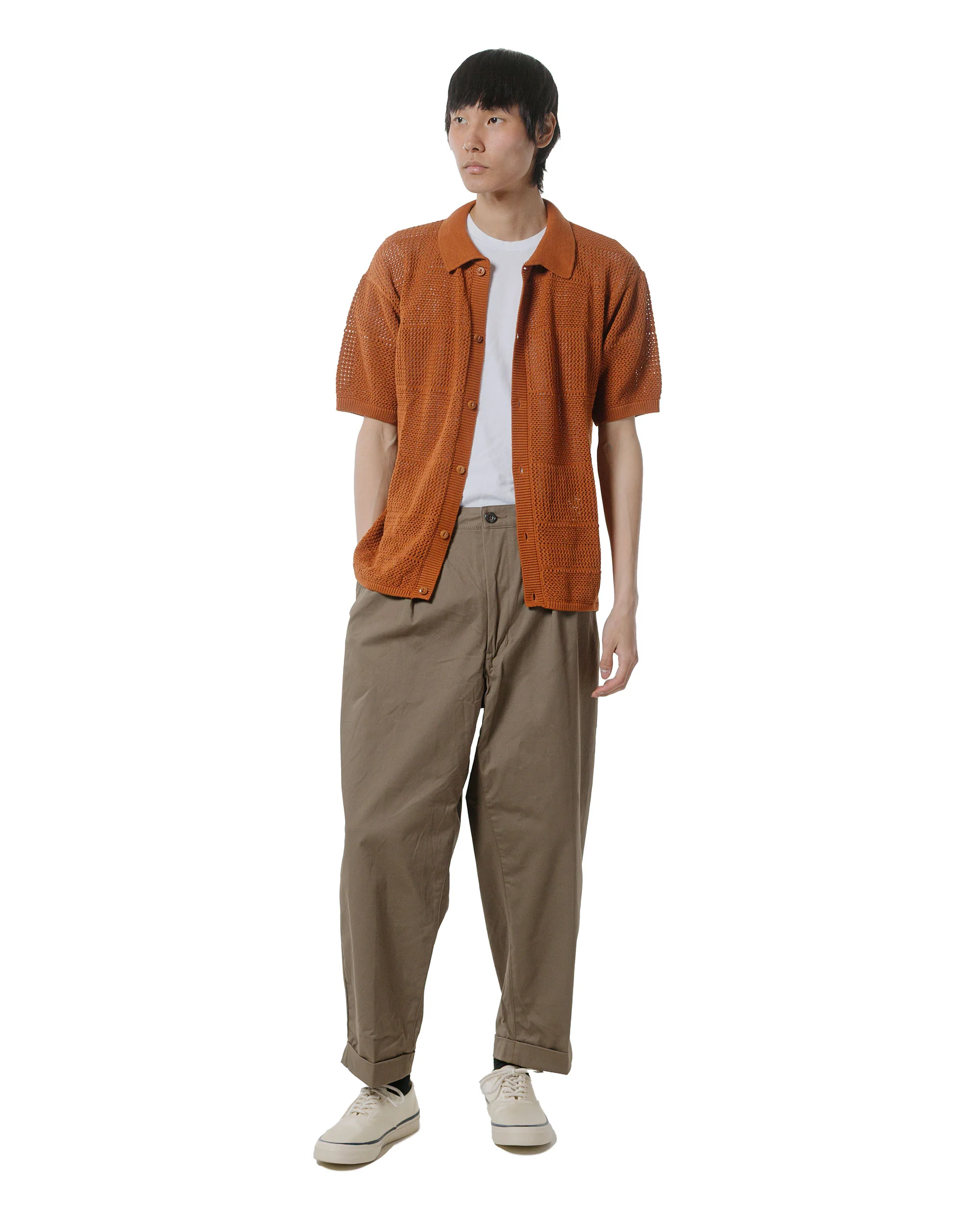 15525-merz-b-schwanen-knitshirt01-crochet-shirt-caramel-4.webp Merz B. Schwanen KNITSHIRT01 Crochet Shirt Caramel