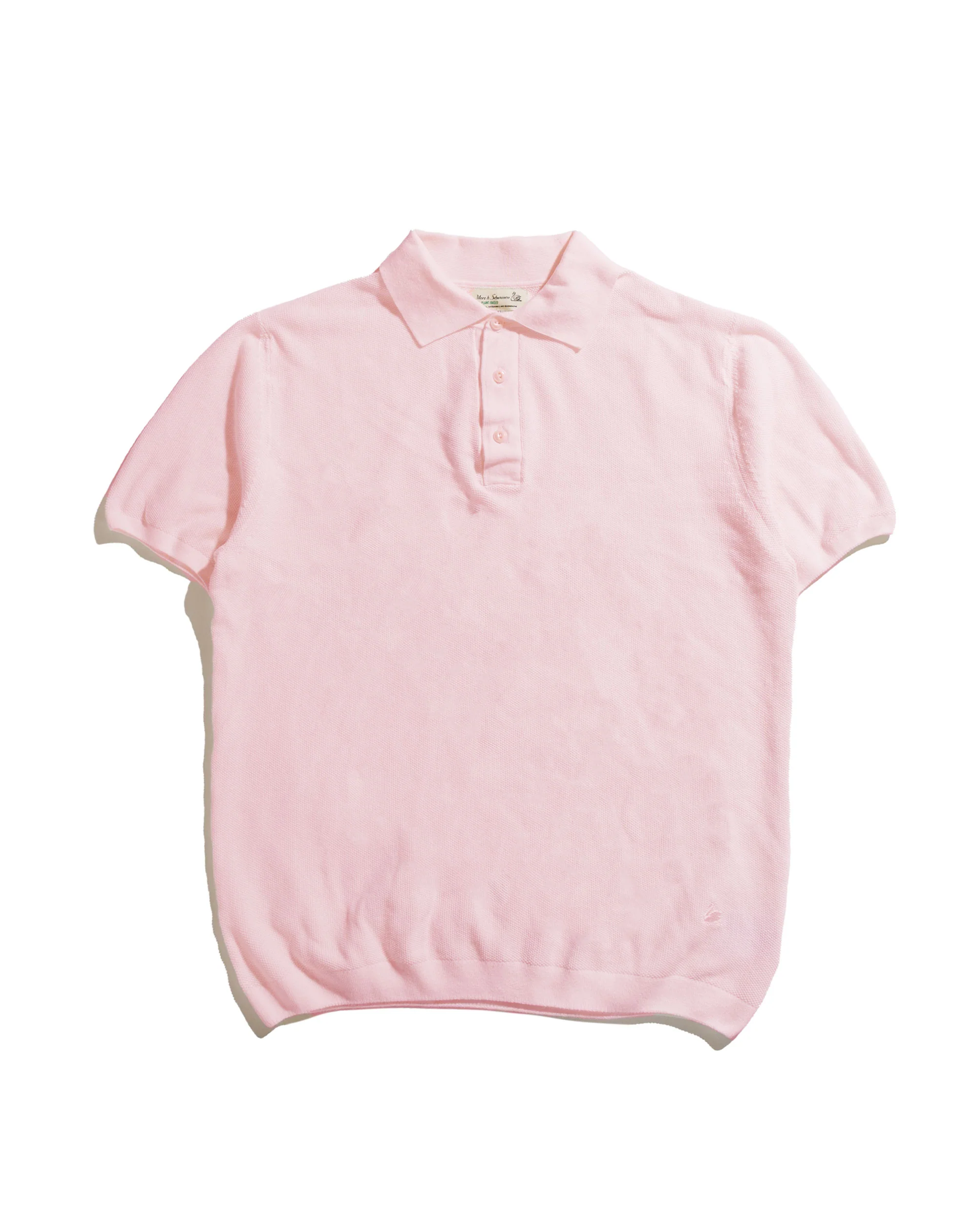 Merz B. Schwanen KPLP02 Knitted Polo Dusted Pink