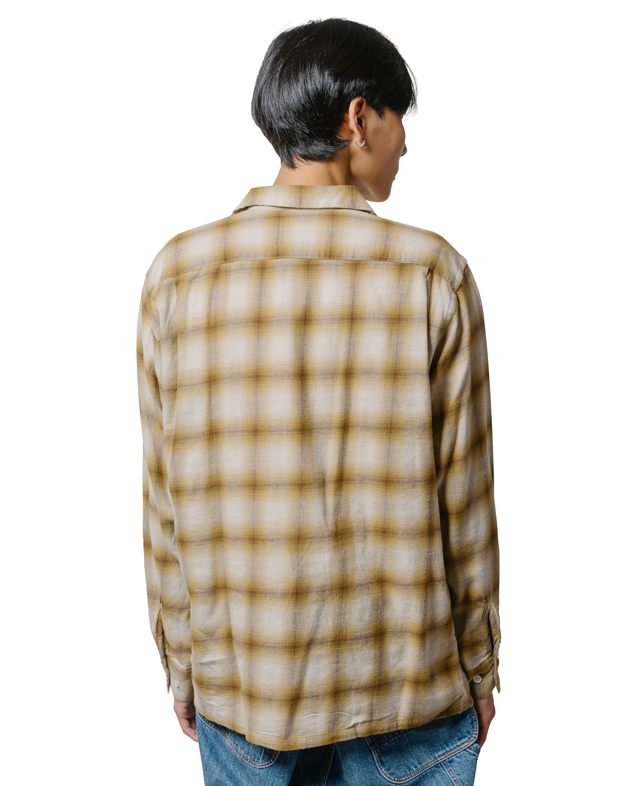 156-beams-plus-open-collar-ombre-brown-3.webp Beams Plus Open Collar Ombre Brown