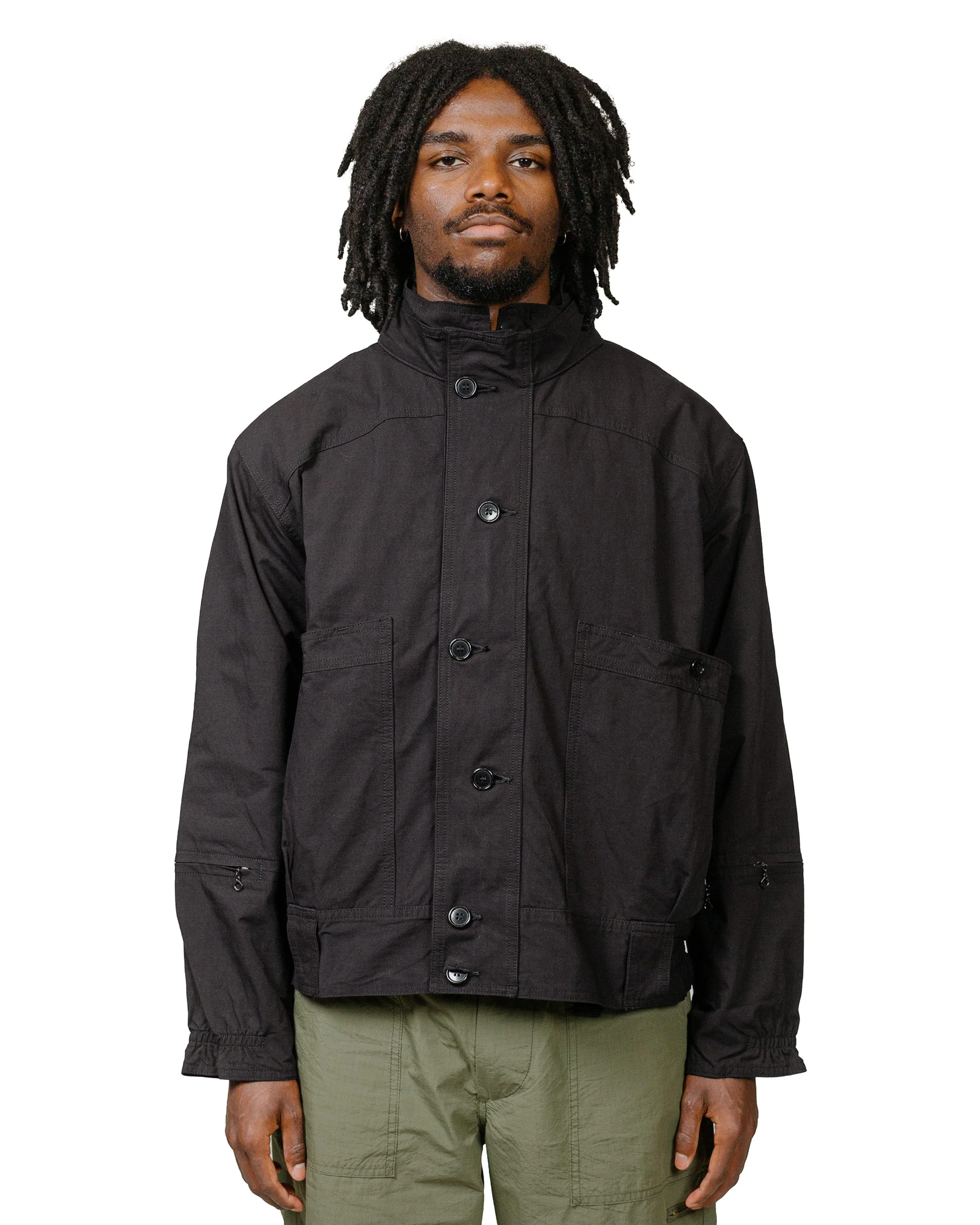 The Corona Utility CJ051 Trek Traveler Shirt Ripstop Black