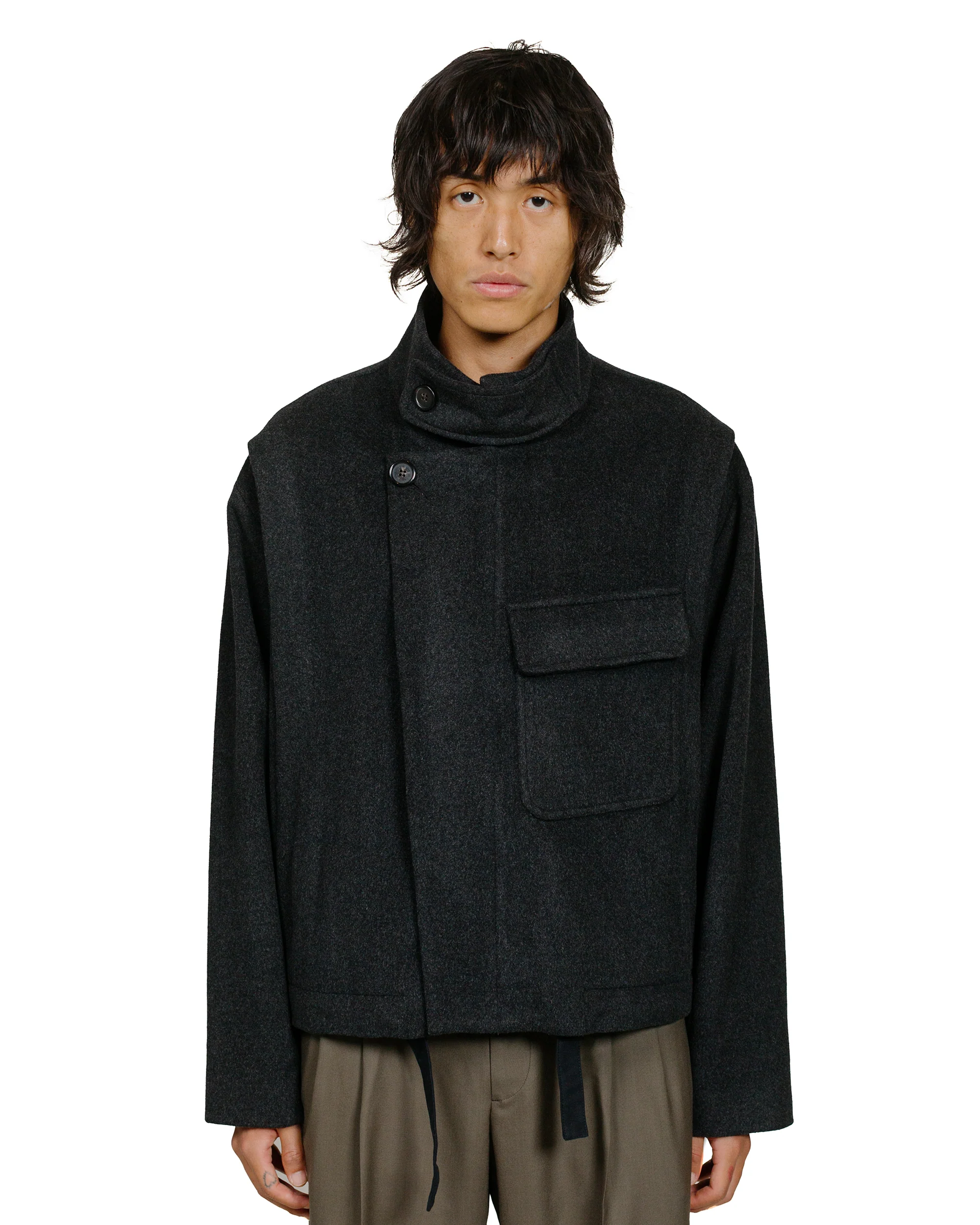 Wanze Dispatch Jacket Cashmere Wool Grey