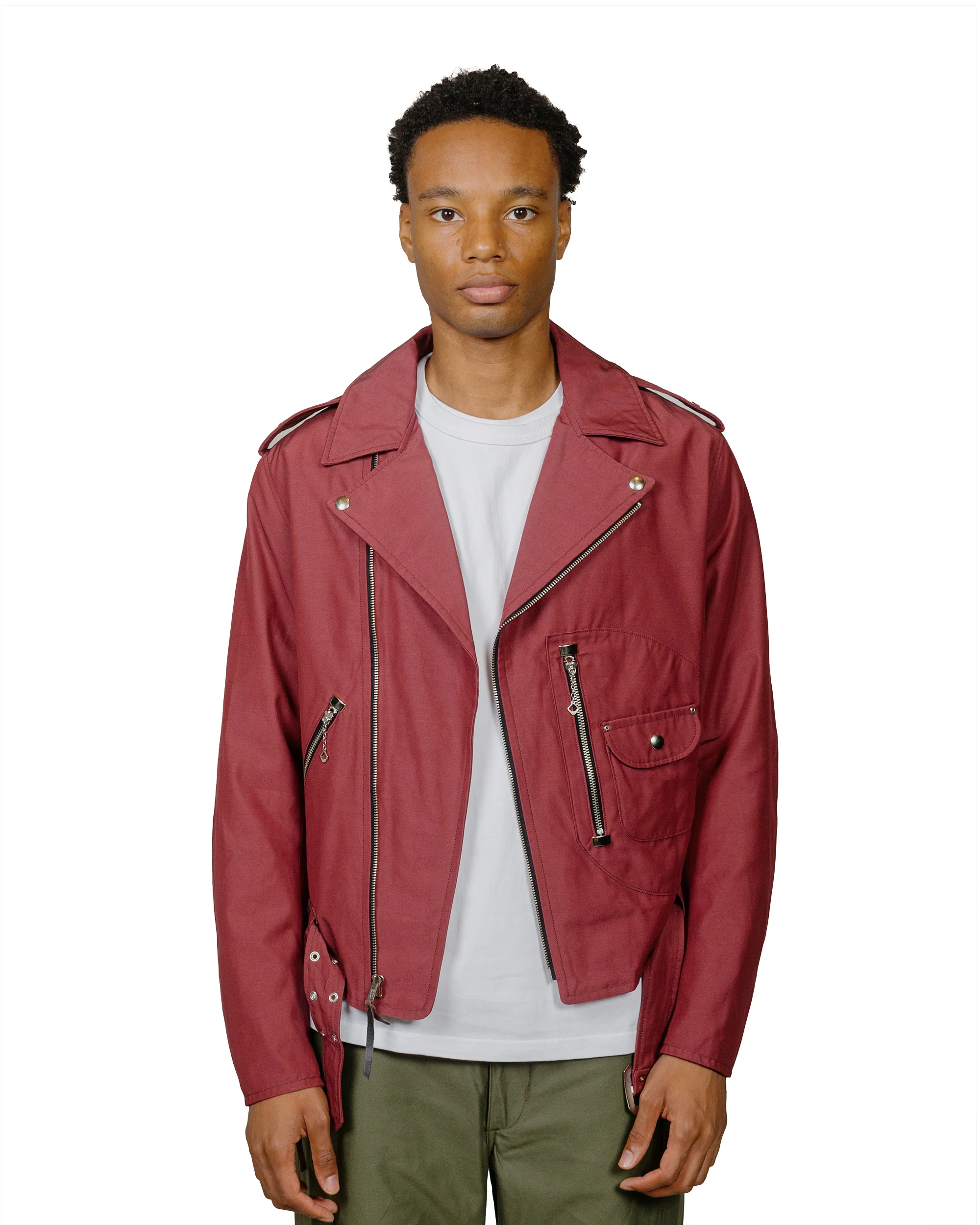 The Real McCoy's BJ24102 Buco J-24 Satin Twill Jacket Burgundy