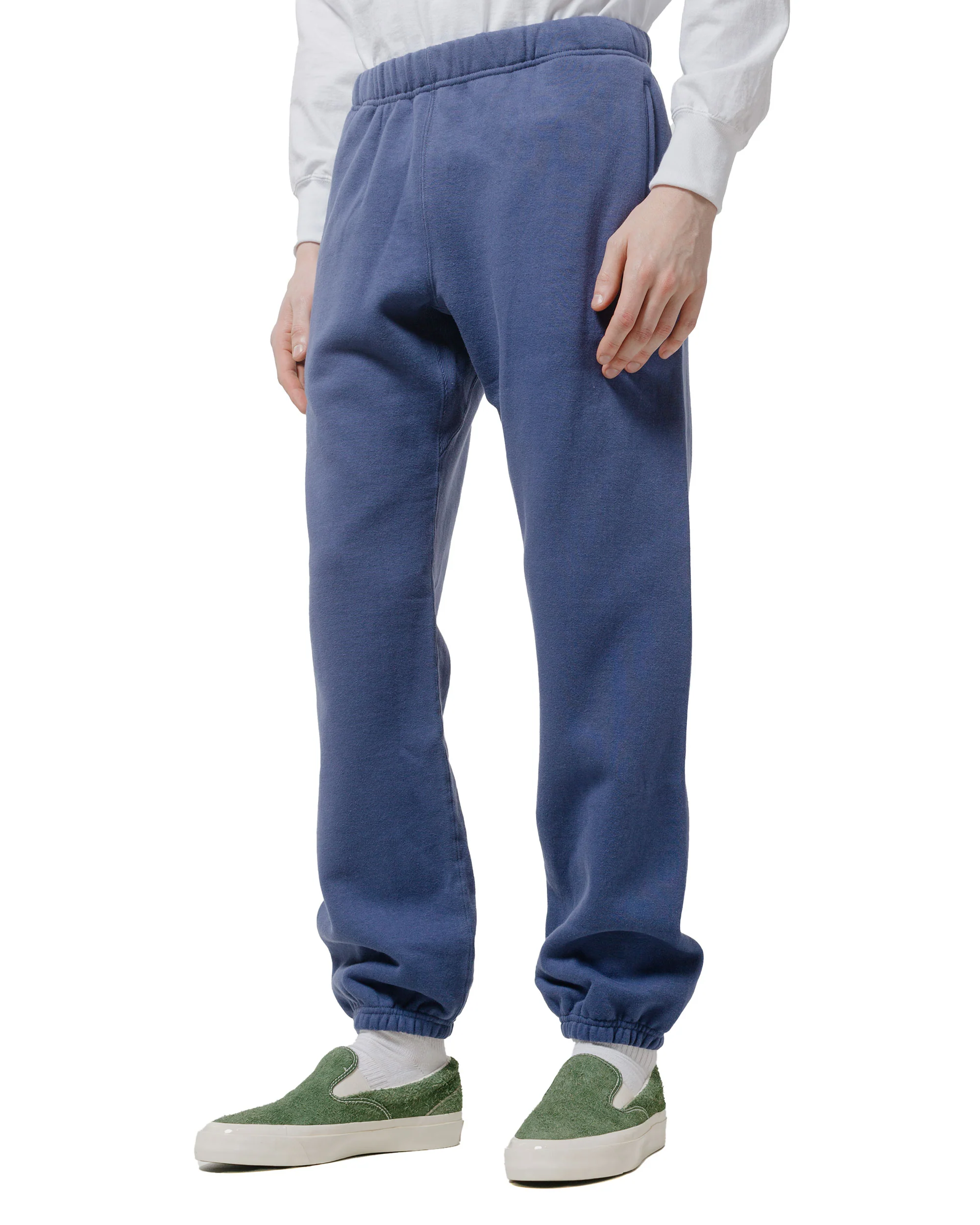 The Real McCoy's MC24116 10 Oz. Loopwheel Sweat Pants MQ Navy