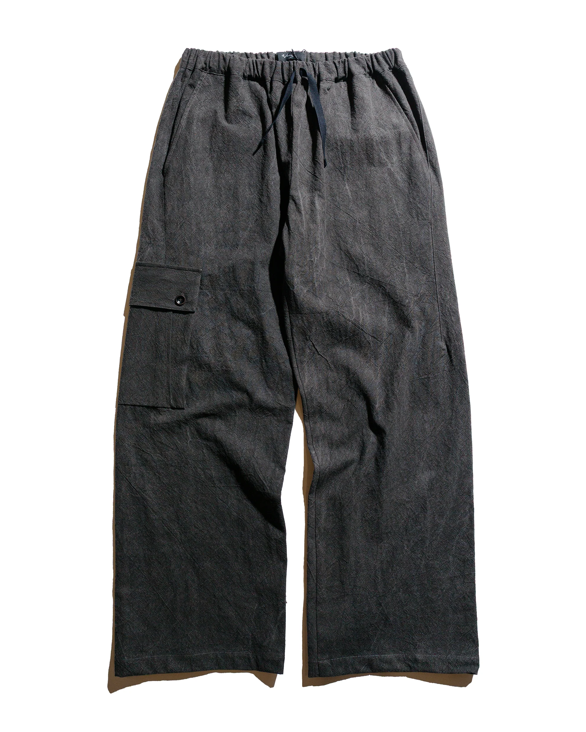 Wanze Easy Pant Cotton Linen Ramie Dark Charcoal