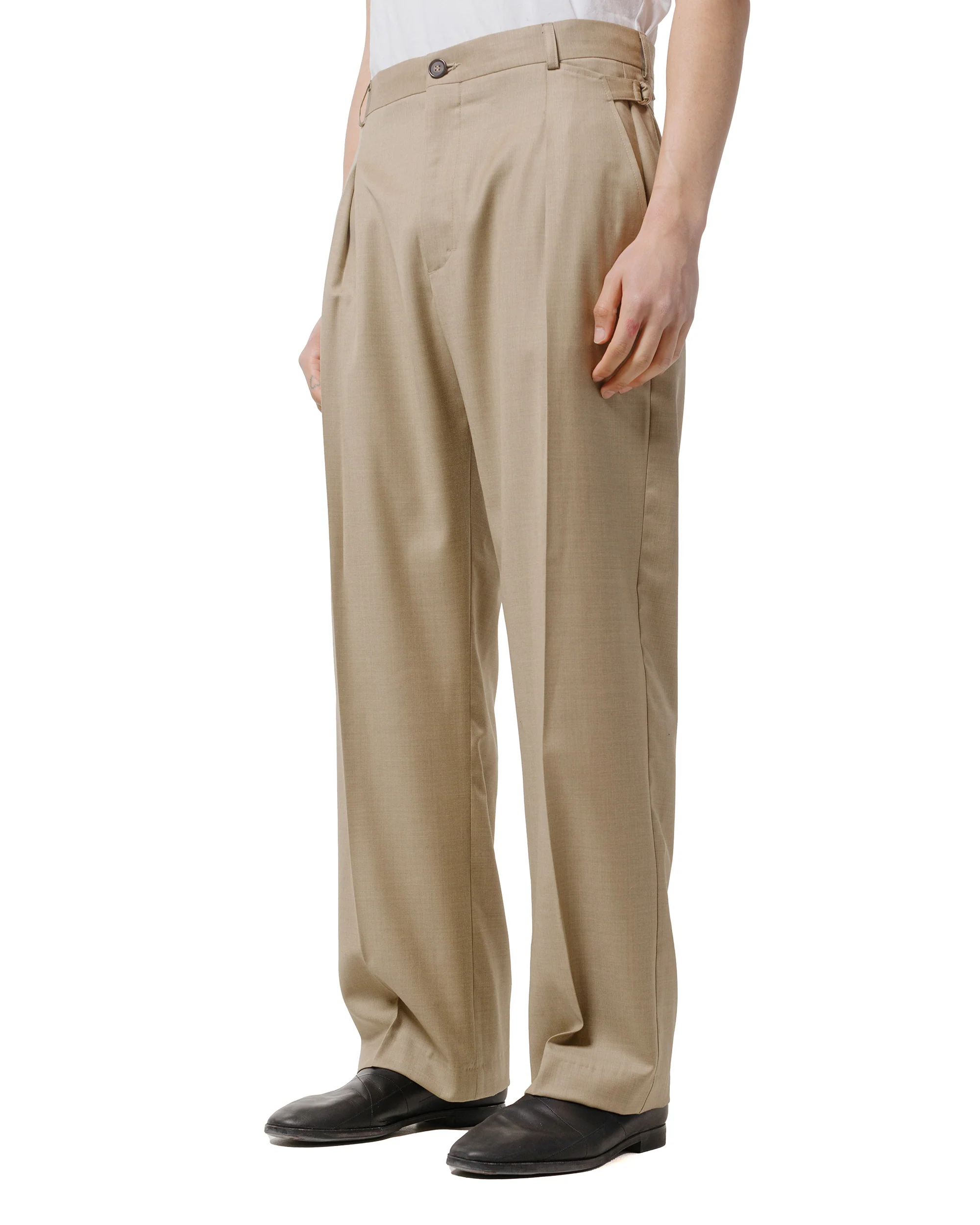 Wanze Cinch Trouser Tropical Wool Sand