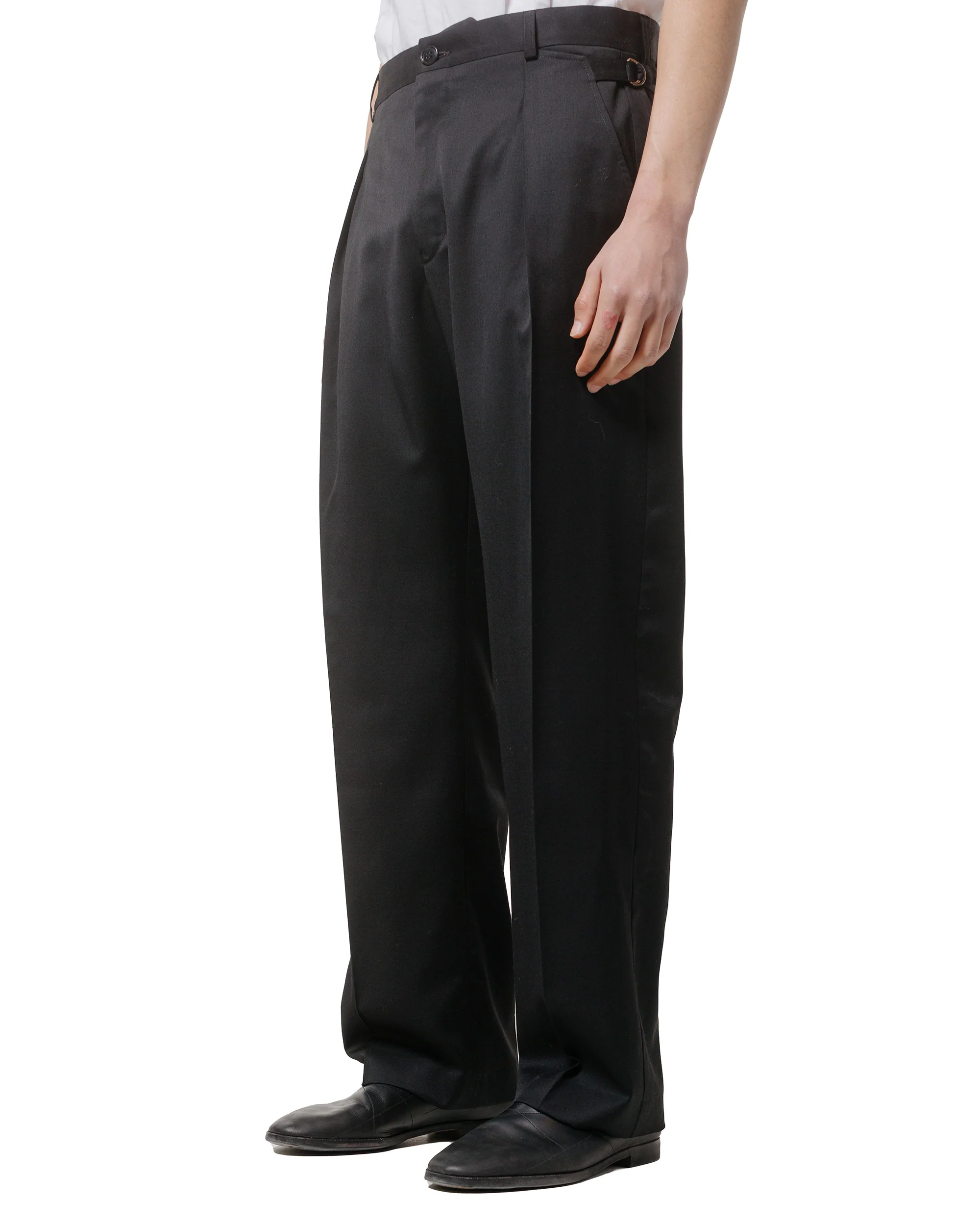 Wanze Cinch Trouser Tropical Wool Black