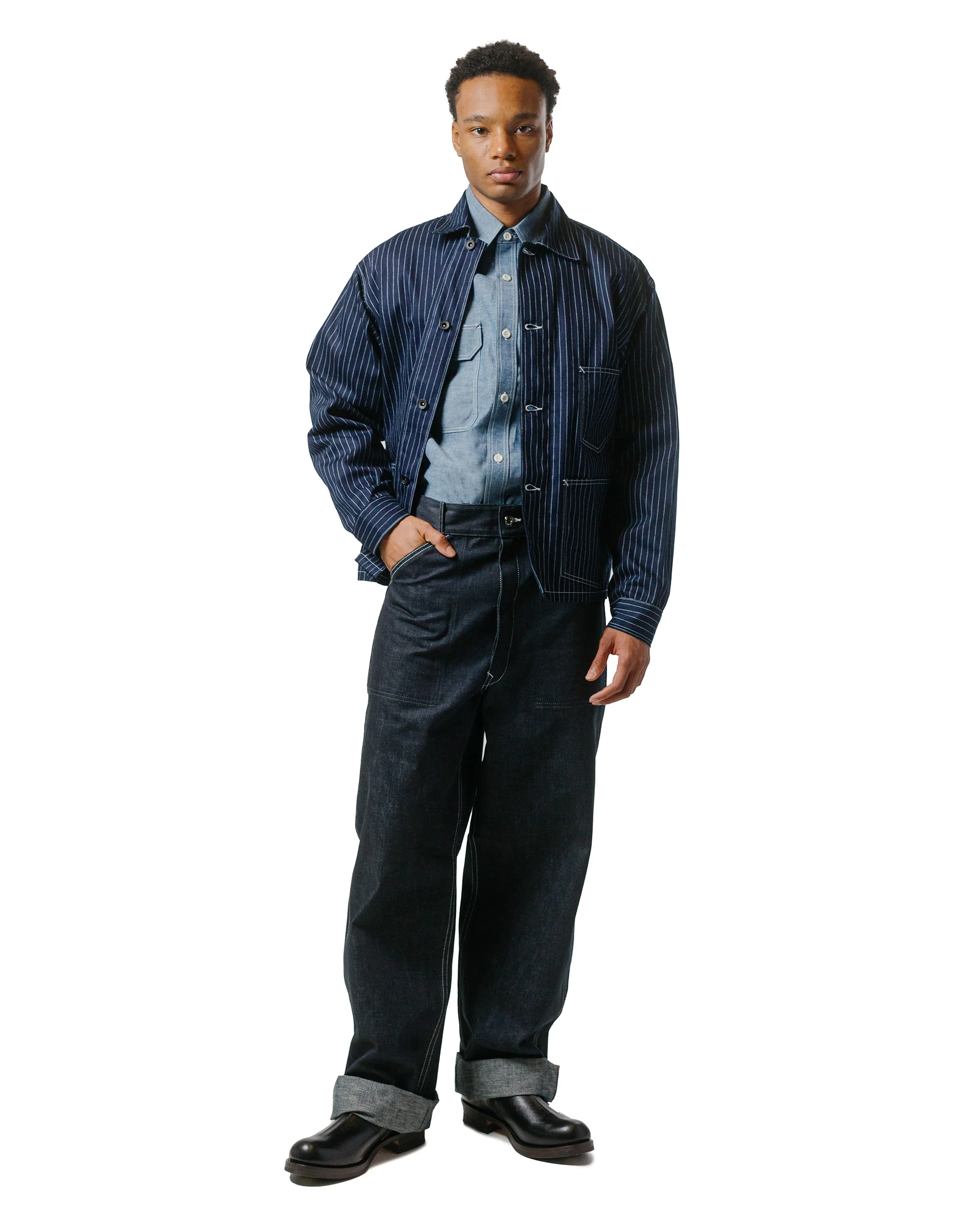 18548-the-real-mccoy-s-mp24005-wwii-denim-work-trousers-indigo-4.webp The Real McCoy's MP24005 WWII Denim Work Trousers Indigo