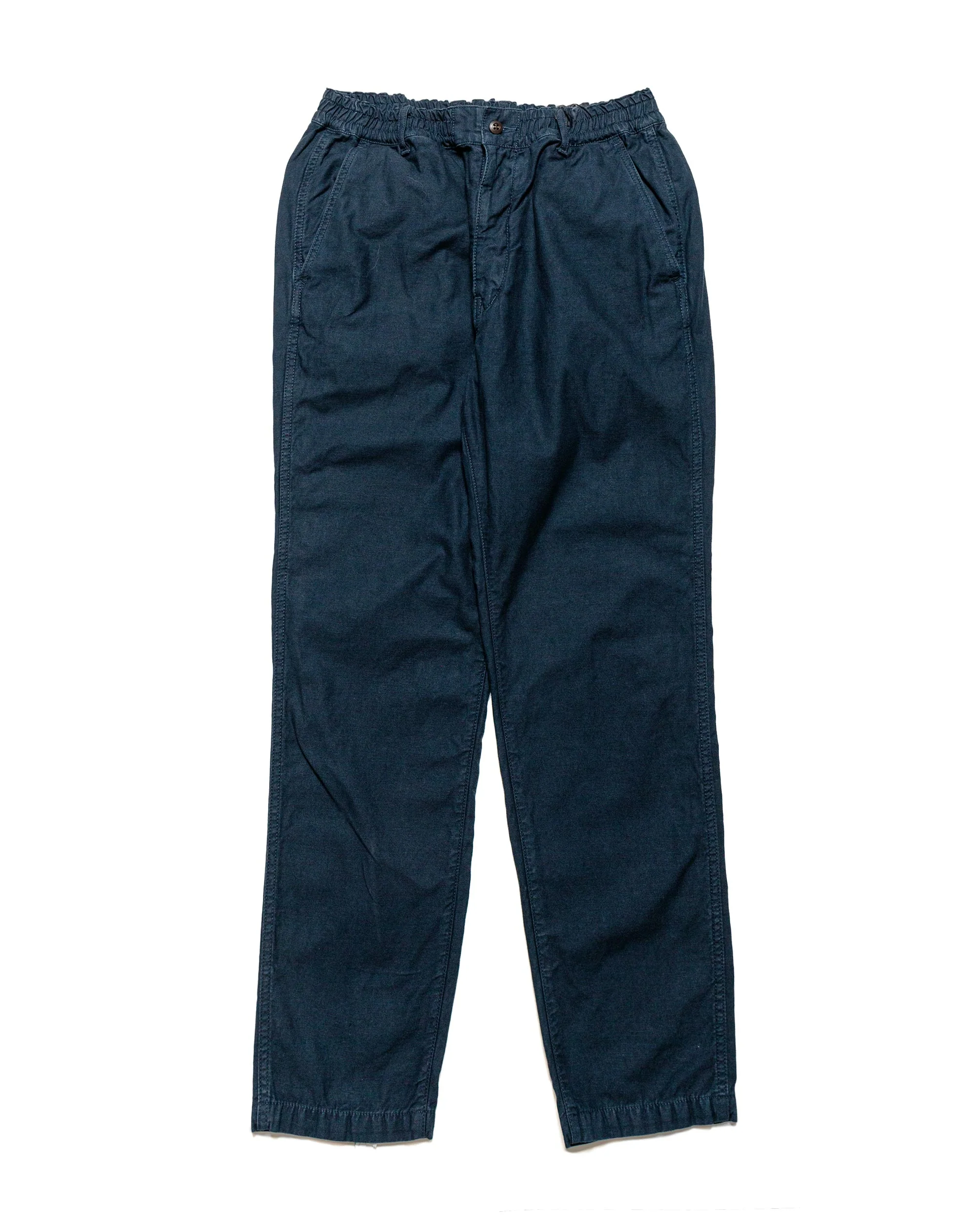 Sage de Cret 31-40-8395 Cotton/Linen Back Satin Tapered Pants Navy