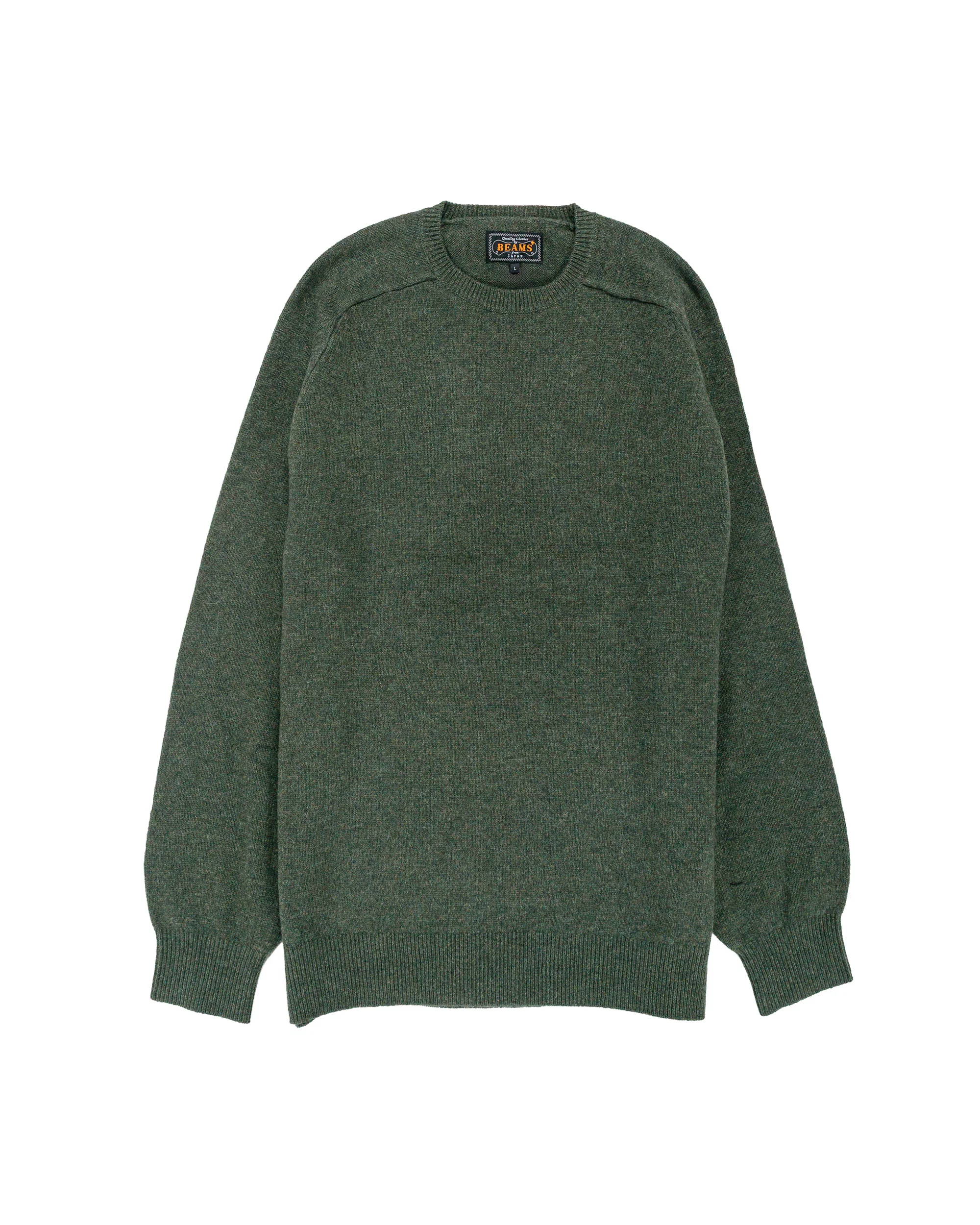 Beams Plus Crew 9G Green