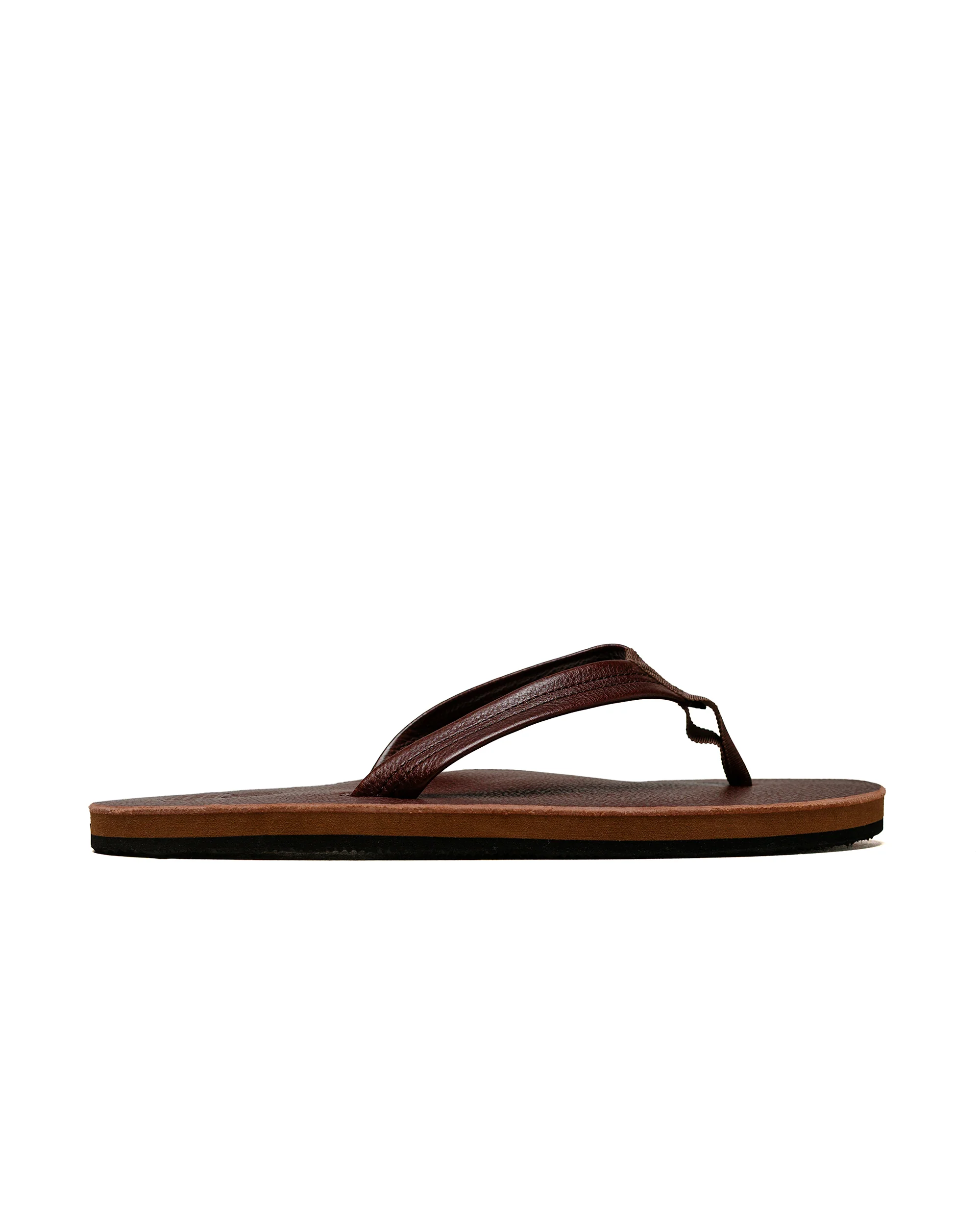 Phigvel Leather Beach Sandals Brown