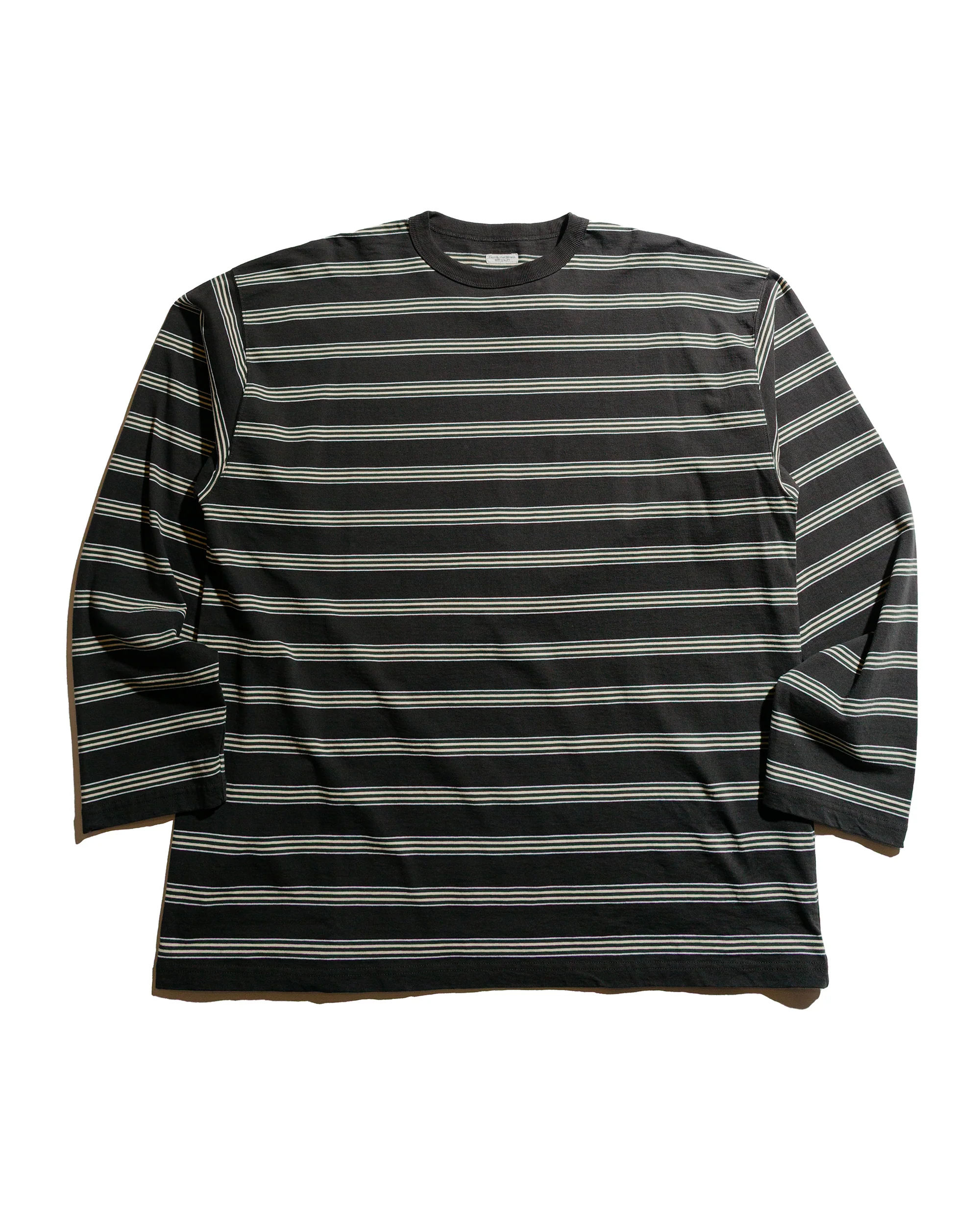 Phigvel Border Long Sleeve Top Graphite/Yellow