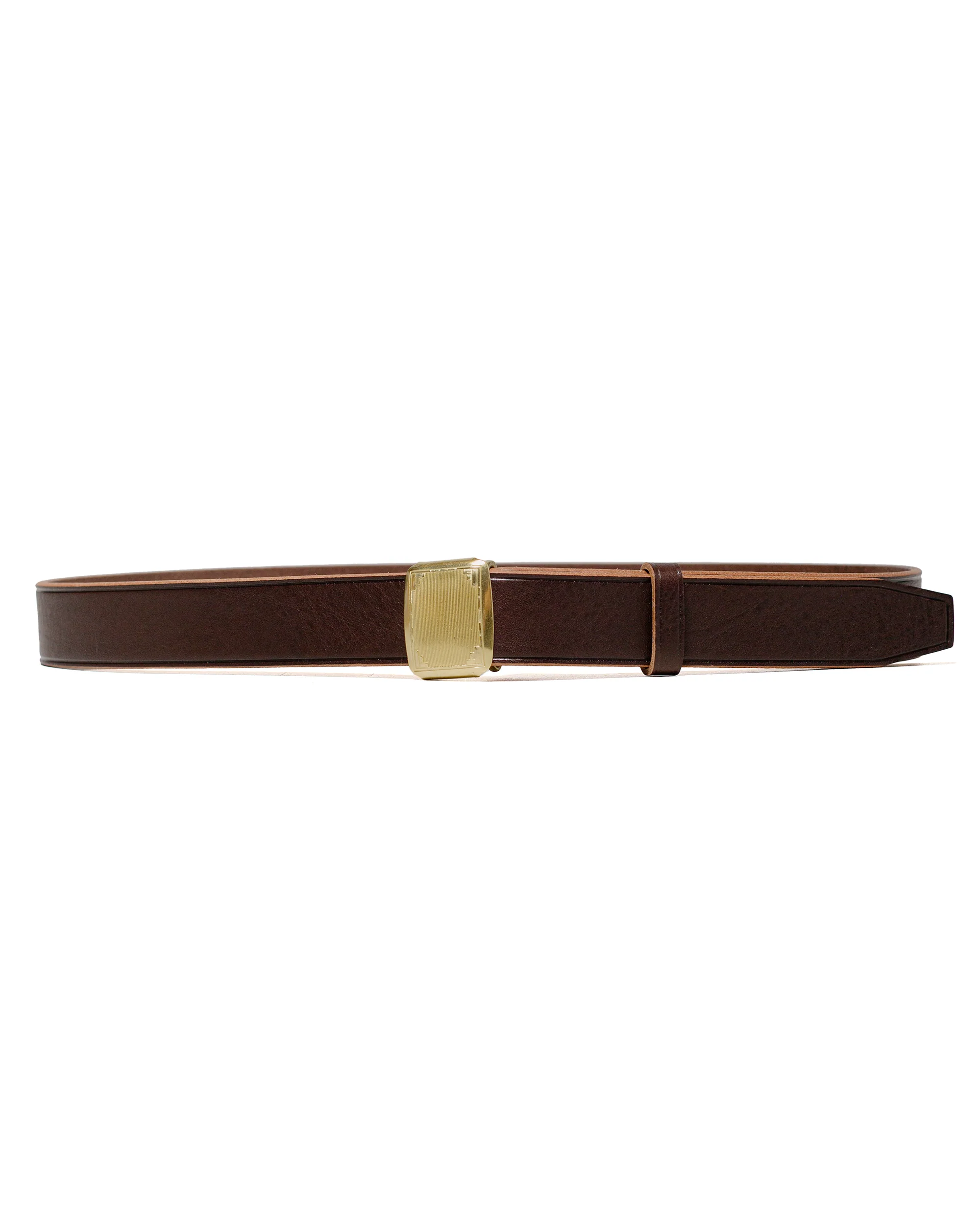 Phigvel Hickok Belt D.Brown/Brass