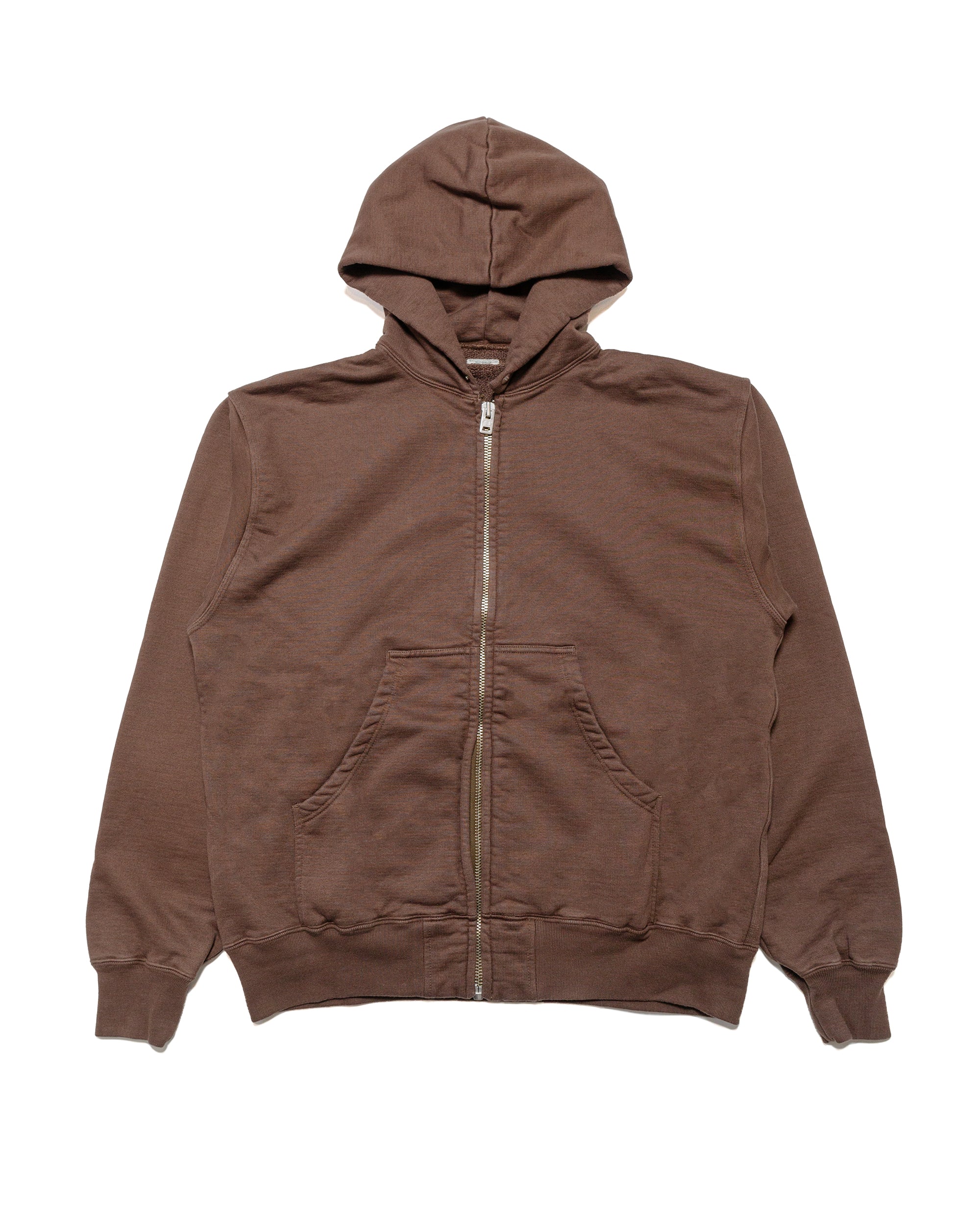 Phigvel Athletic Full Zip Hoodie Stone Brown