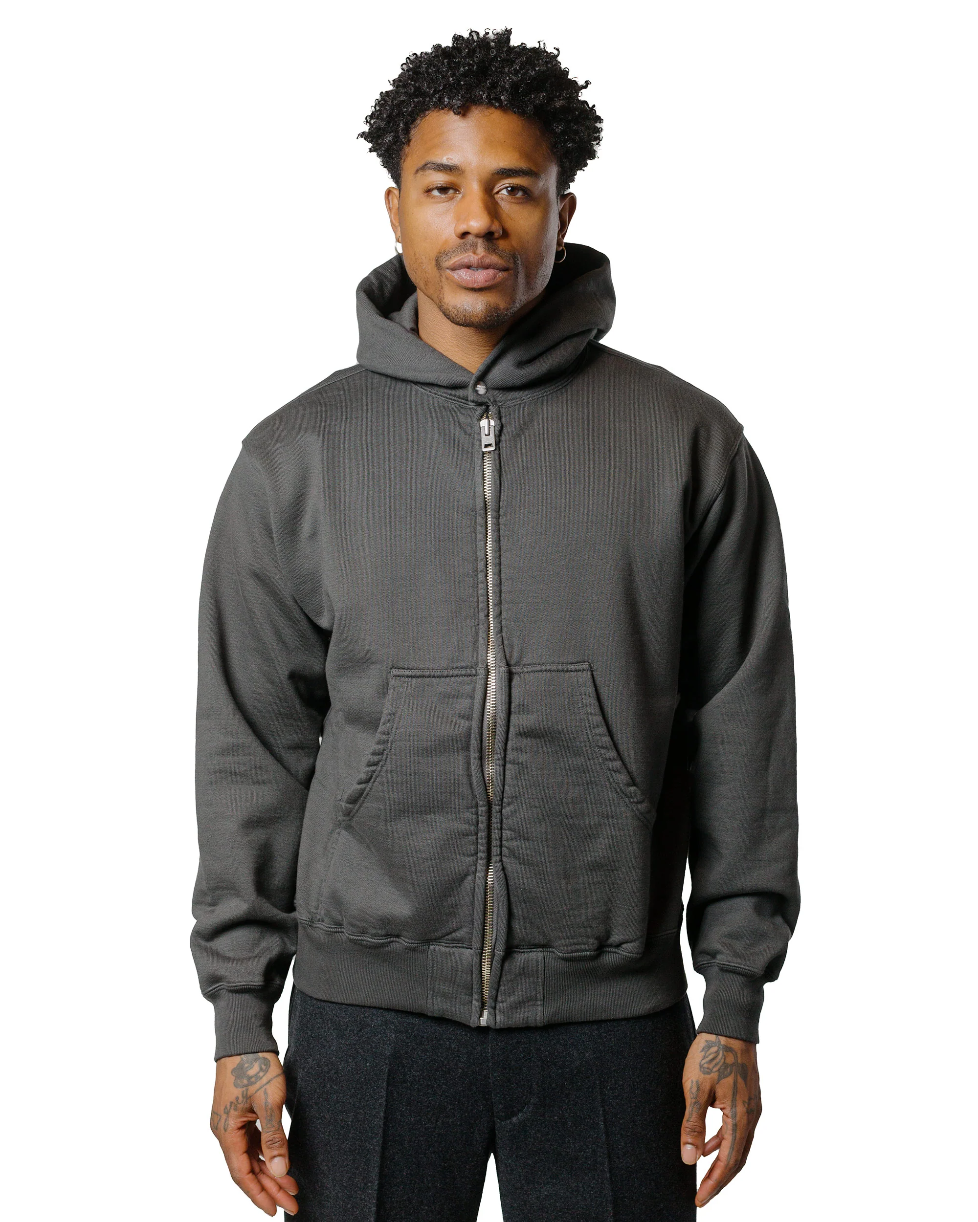 Phigvel Athletic Full Zip Hoodie Carbon