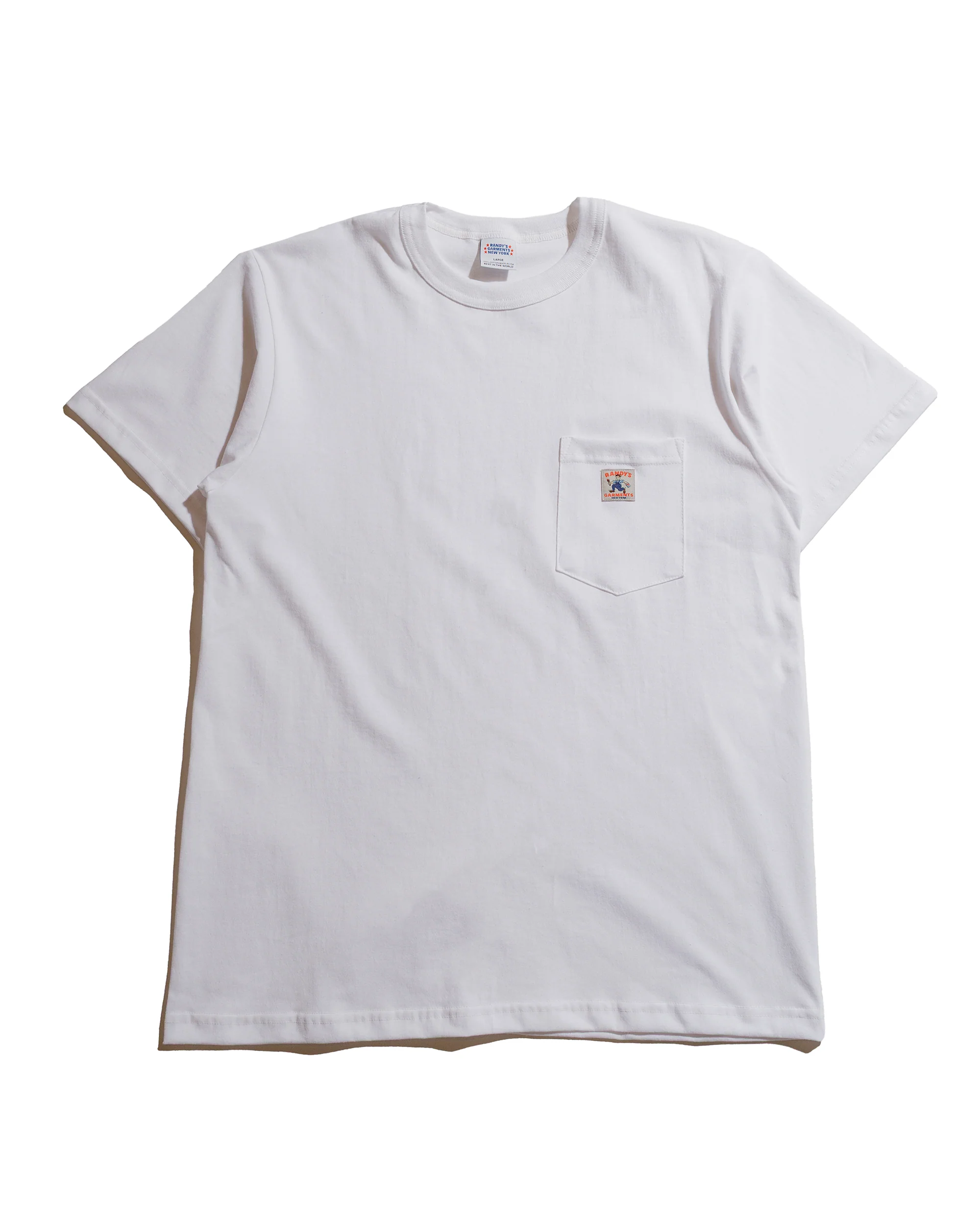 Randy's Garments Pocket Tee White
