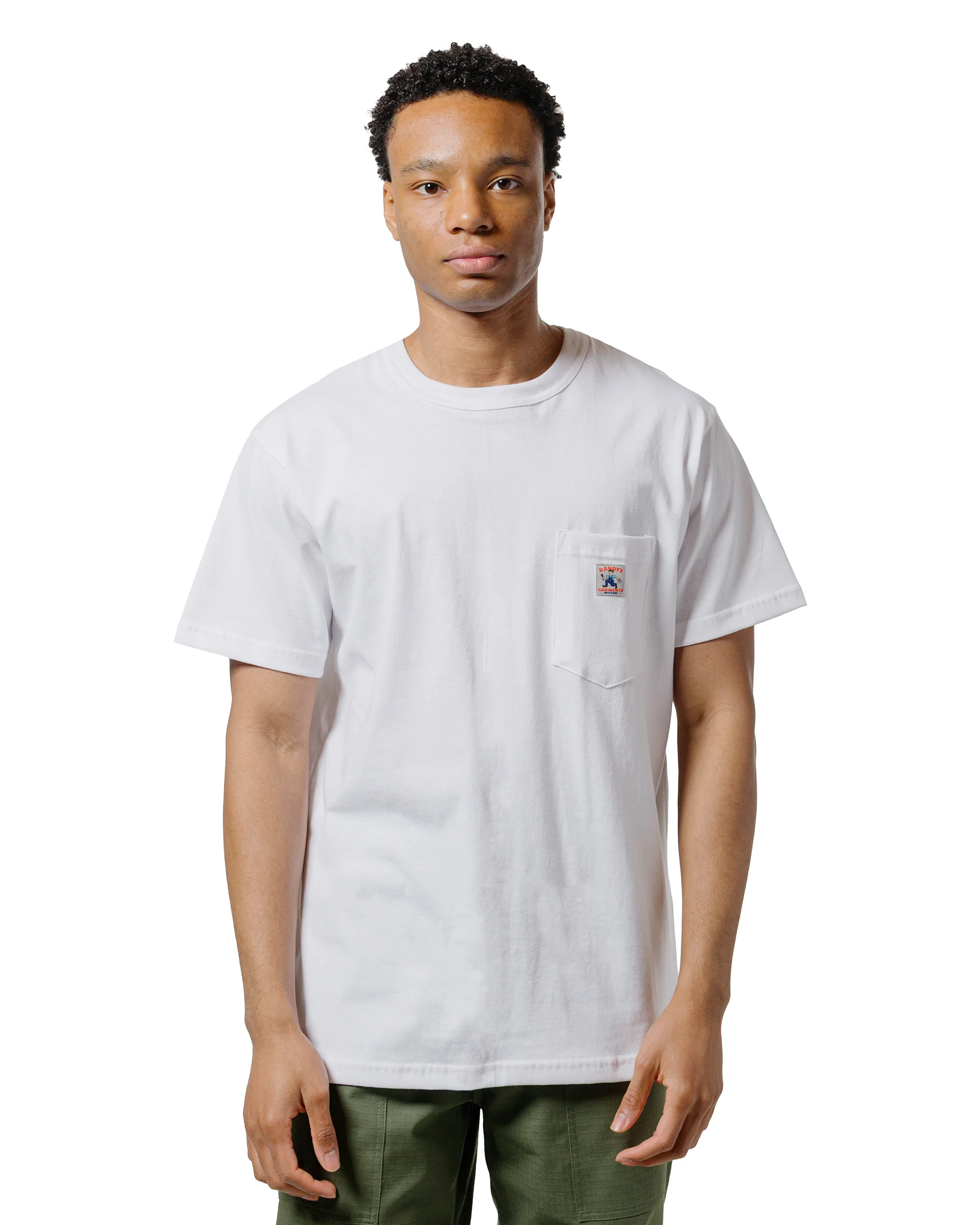 Randy's Garments Pocket Tee White