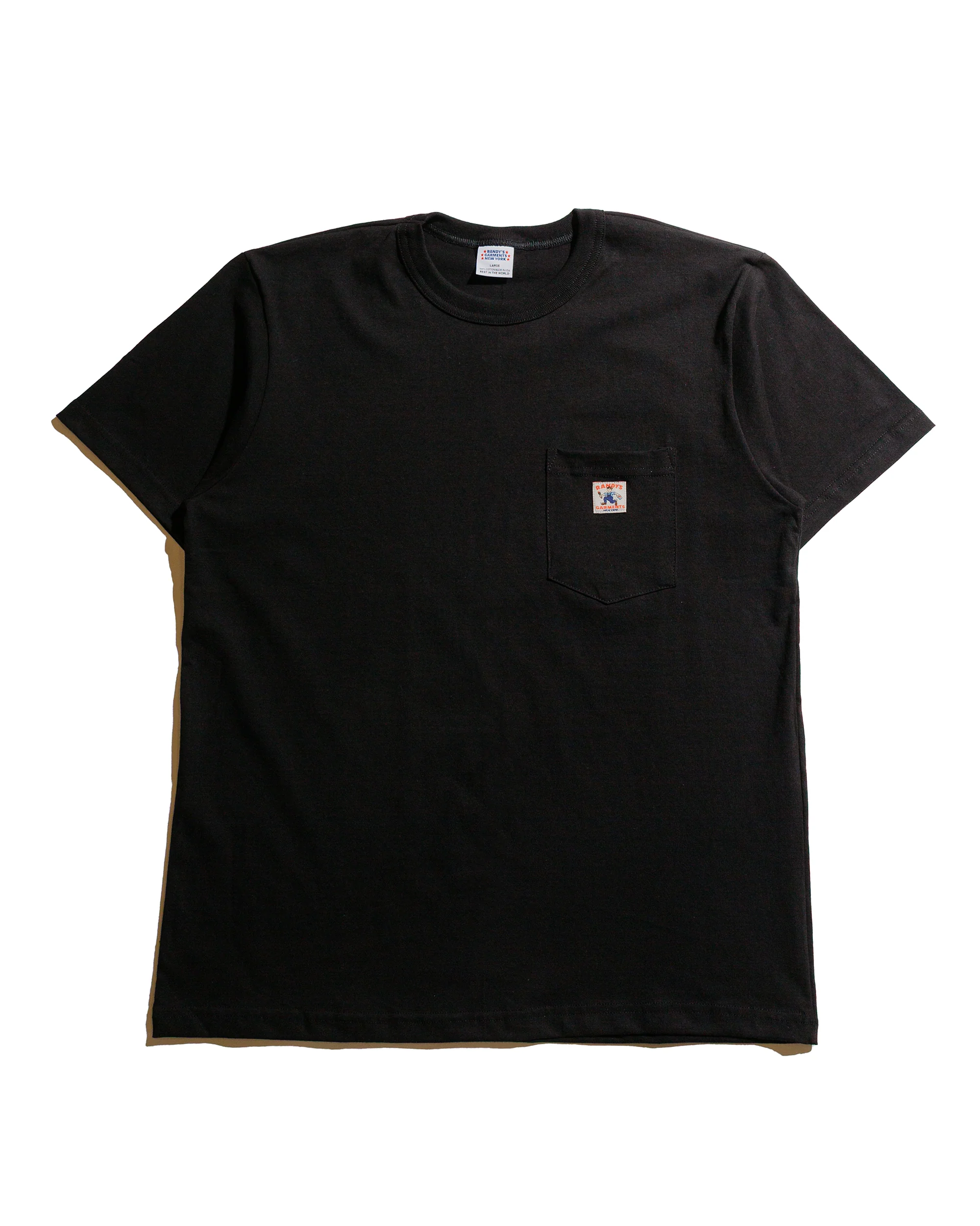 Randy's Garments Pocket Tee Black