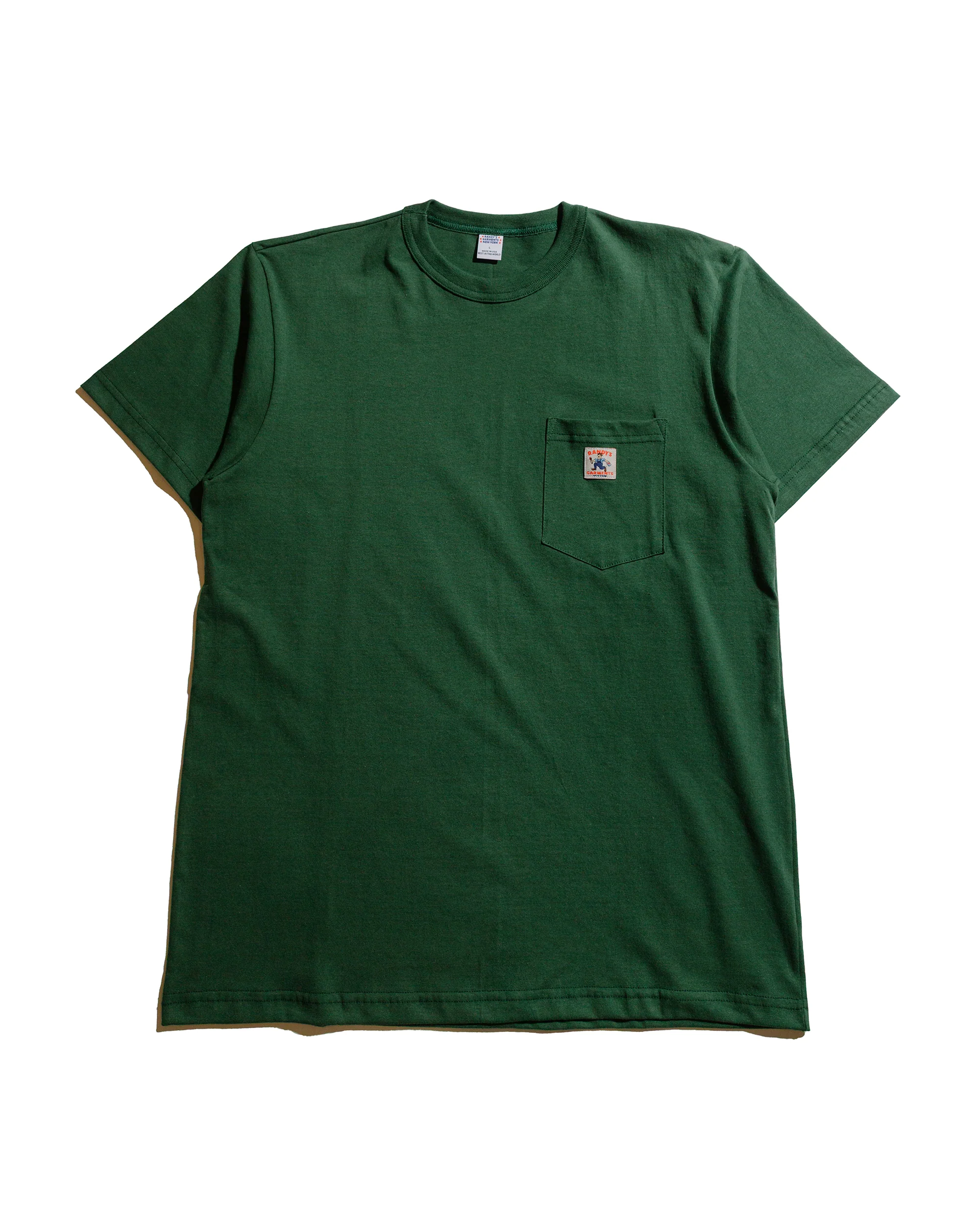 Randy's Garments Pocket Tee Dark Green