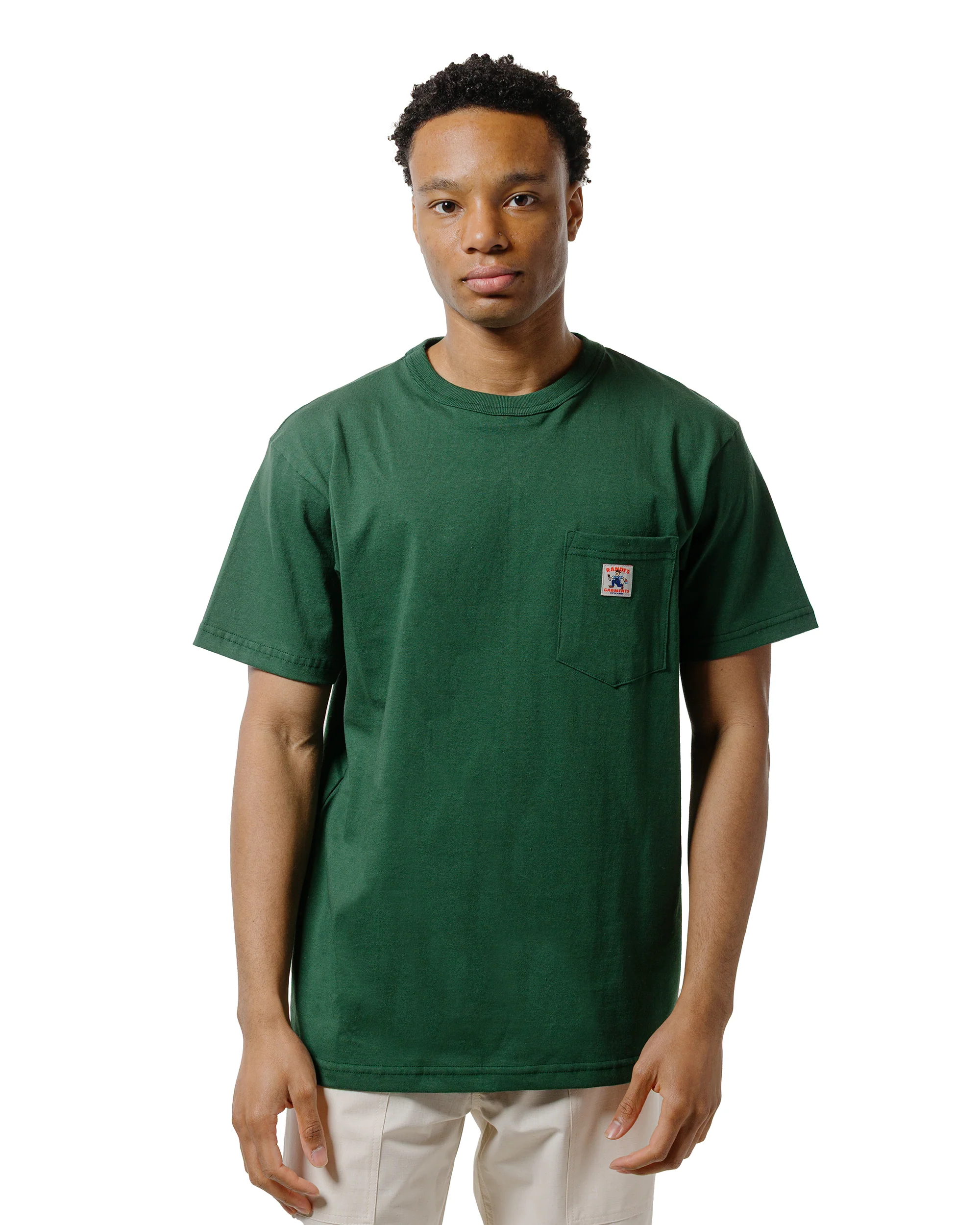 Randy's Garments Pocket Tee Dark Green