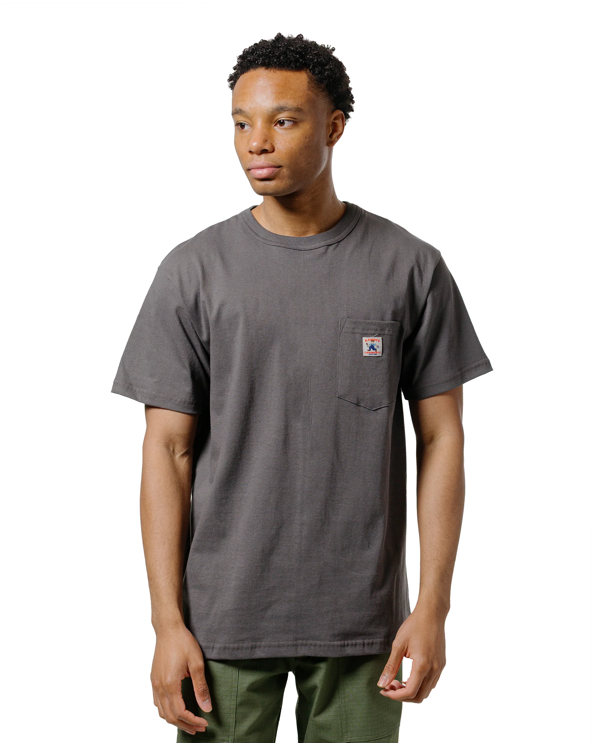 Randy's Garments Pocket Tee Grey