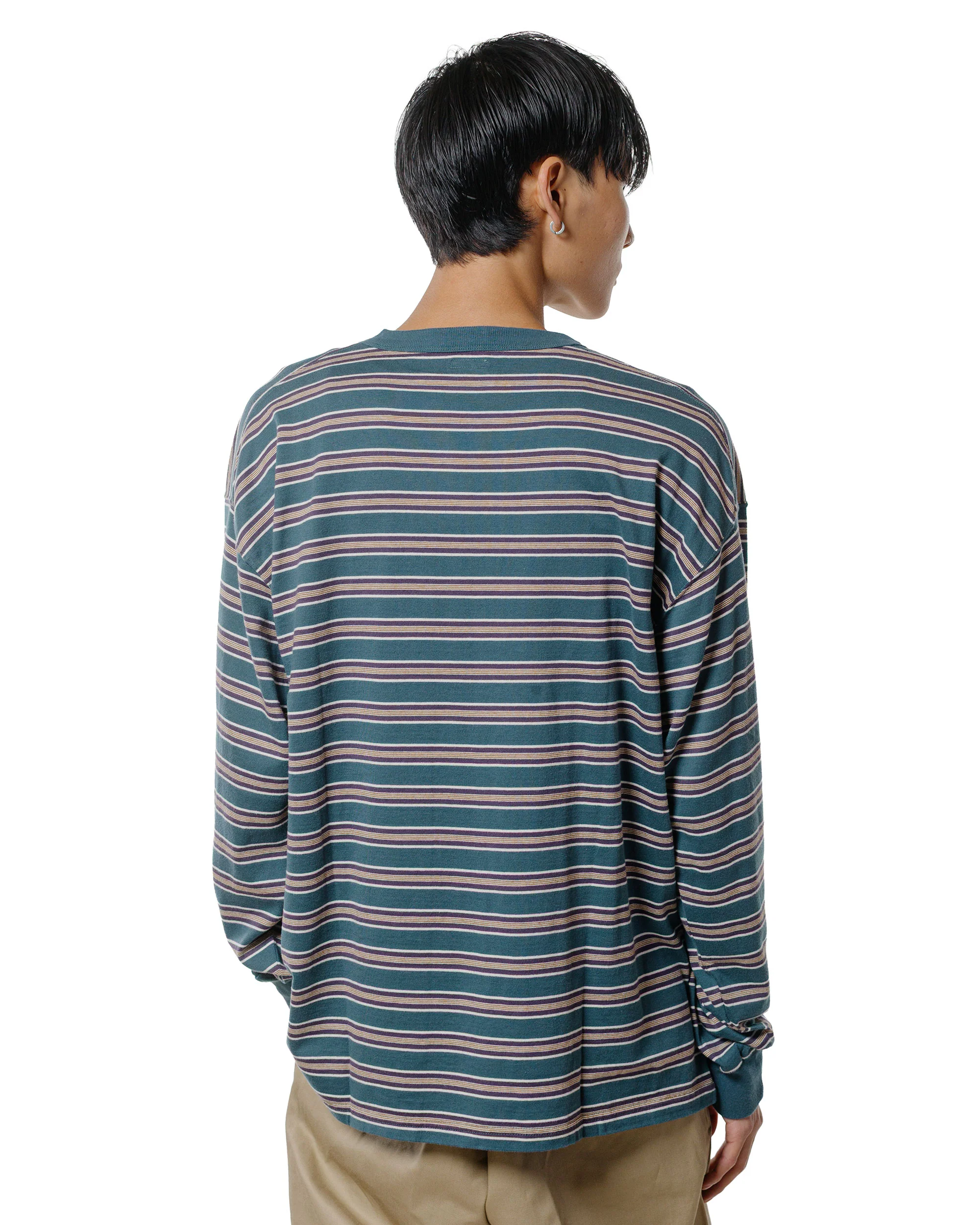 2055-phigvel-border-long-sleeve-top-cerulean-purple-3.webp Phigvel Border Long Sleeve Top Cerulean/Purple