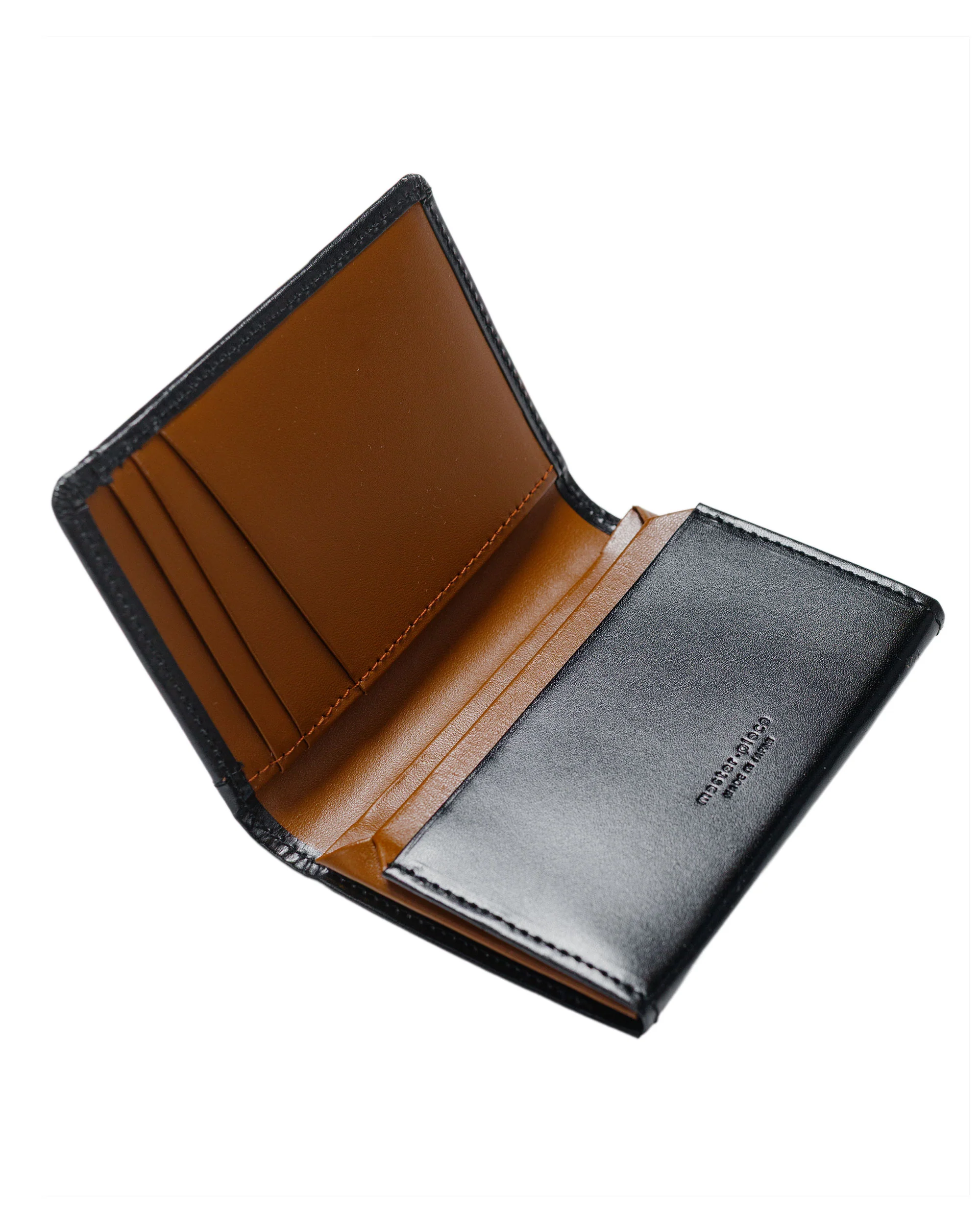 master-piece Notch Card Case Black