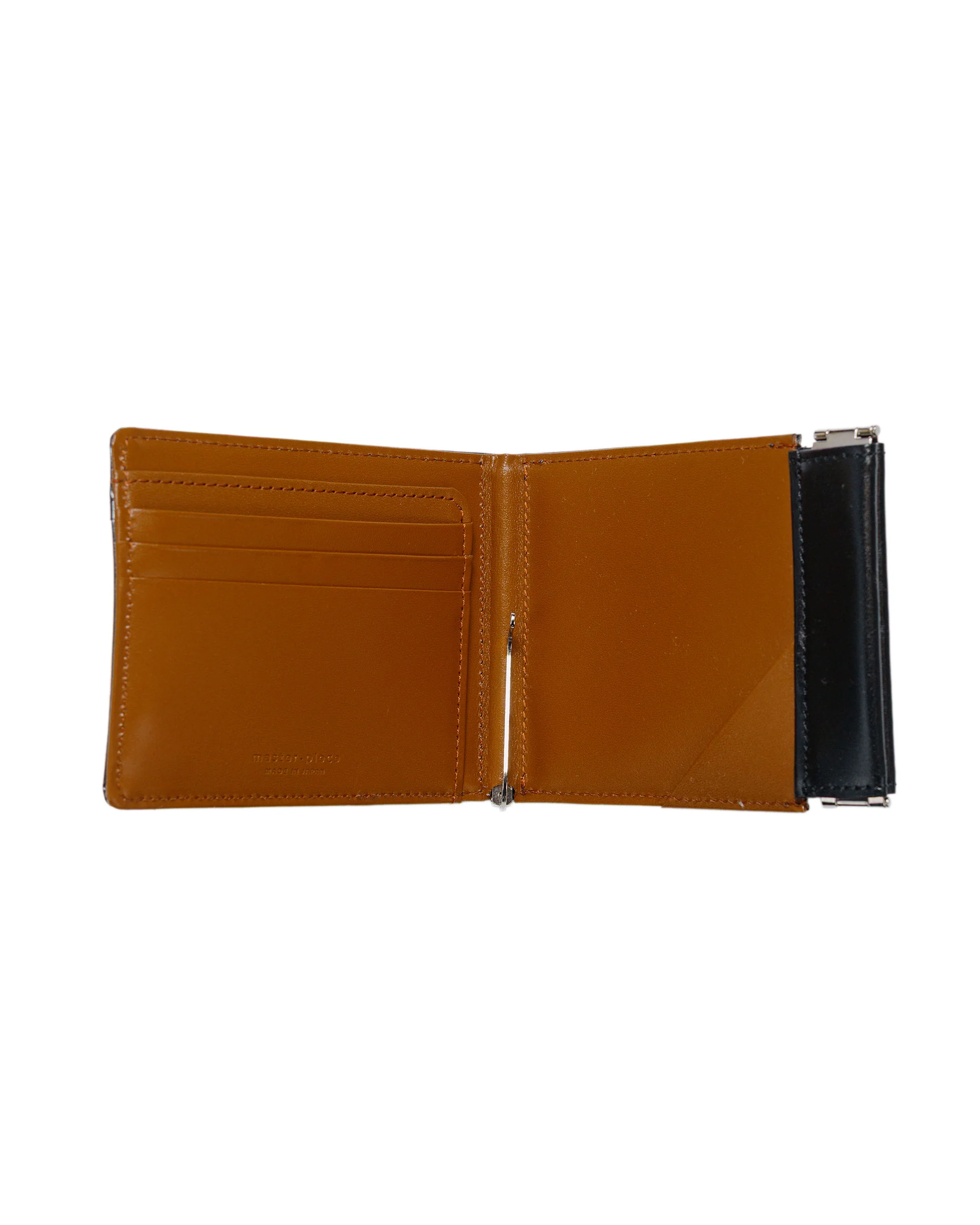 master-piece Notch Money Clip Black