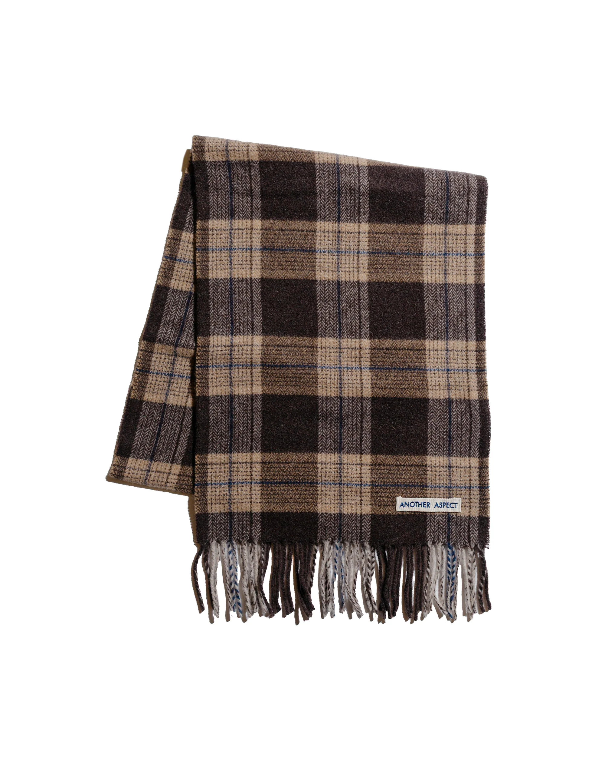 Another Aspect Another Scarf 1.0 Brown/Navy Check
