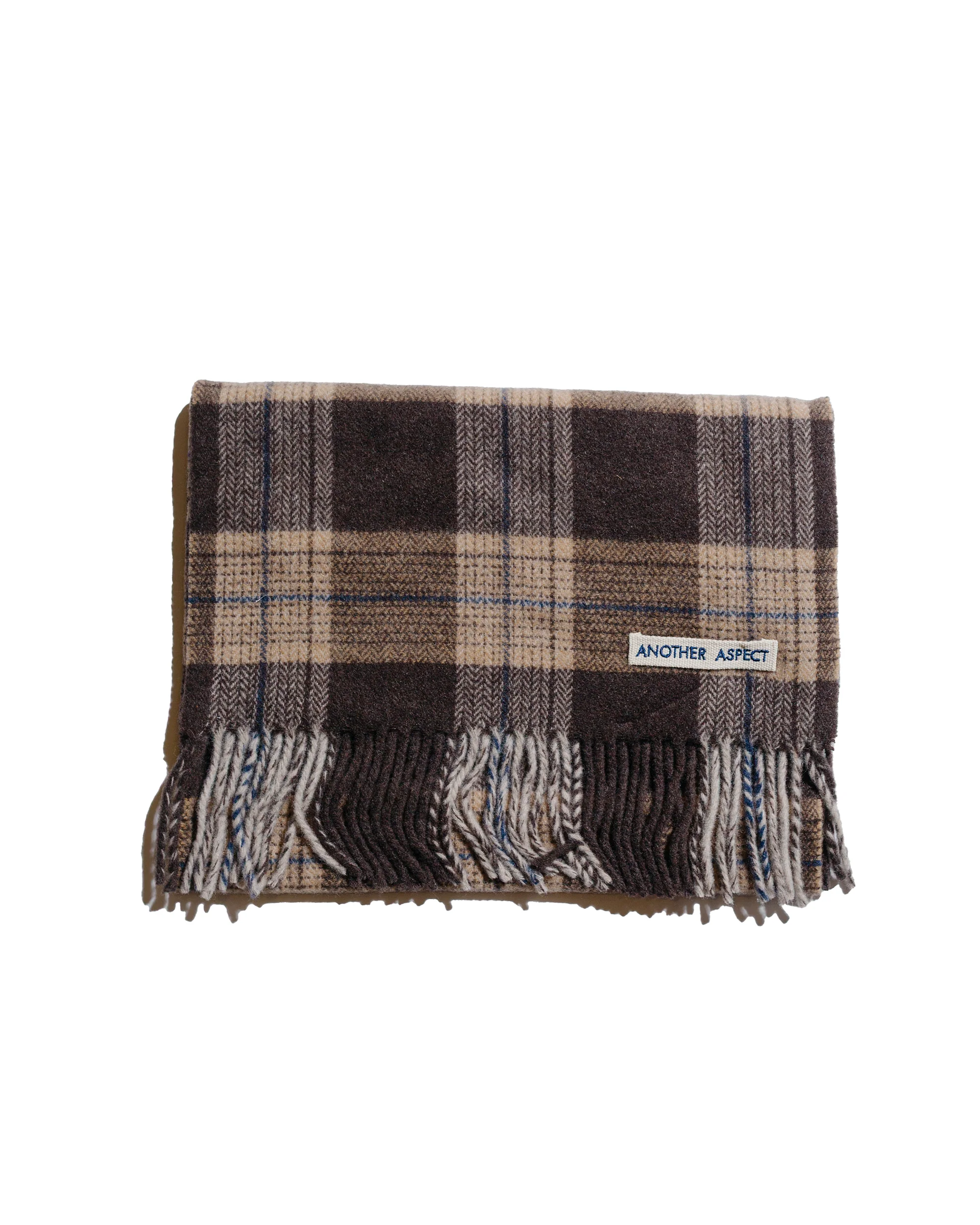 Another Aspect Another Scarf 1.0 Brown/Navy Check