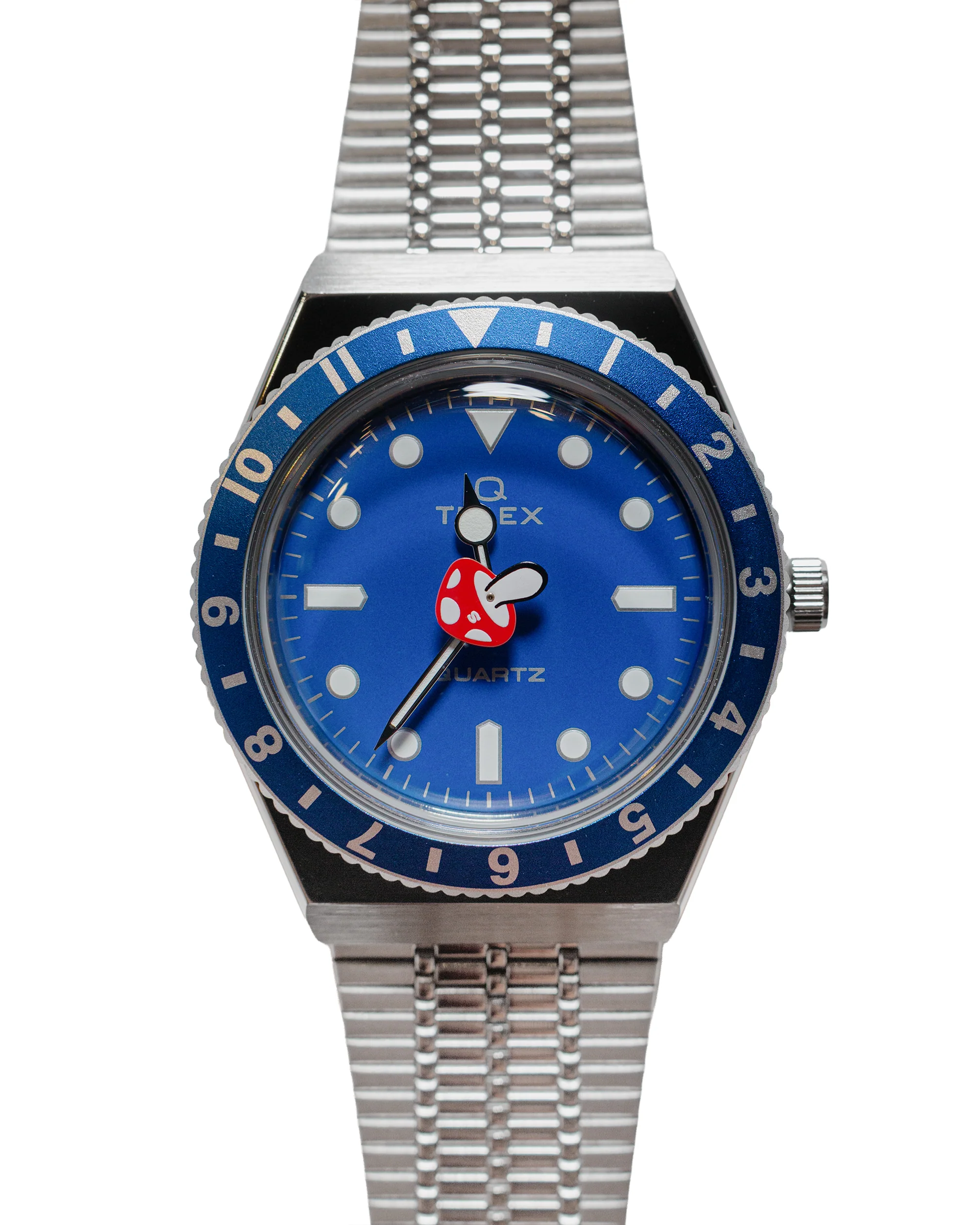 Timex Q Timex seconde/seconde/ 38mm Blue Bezel