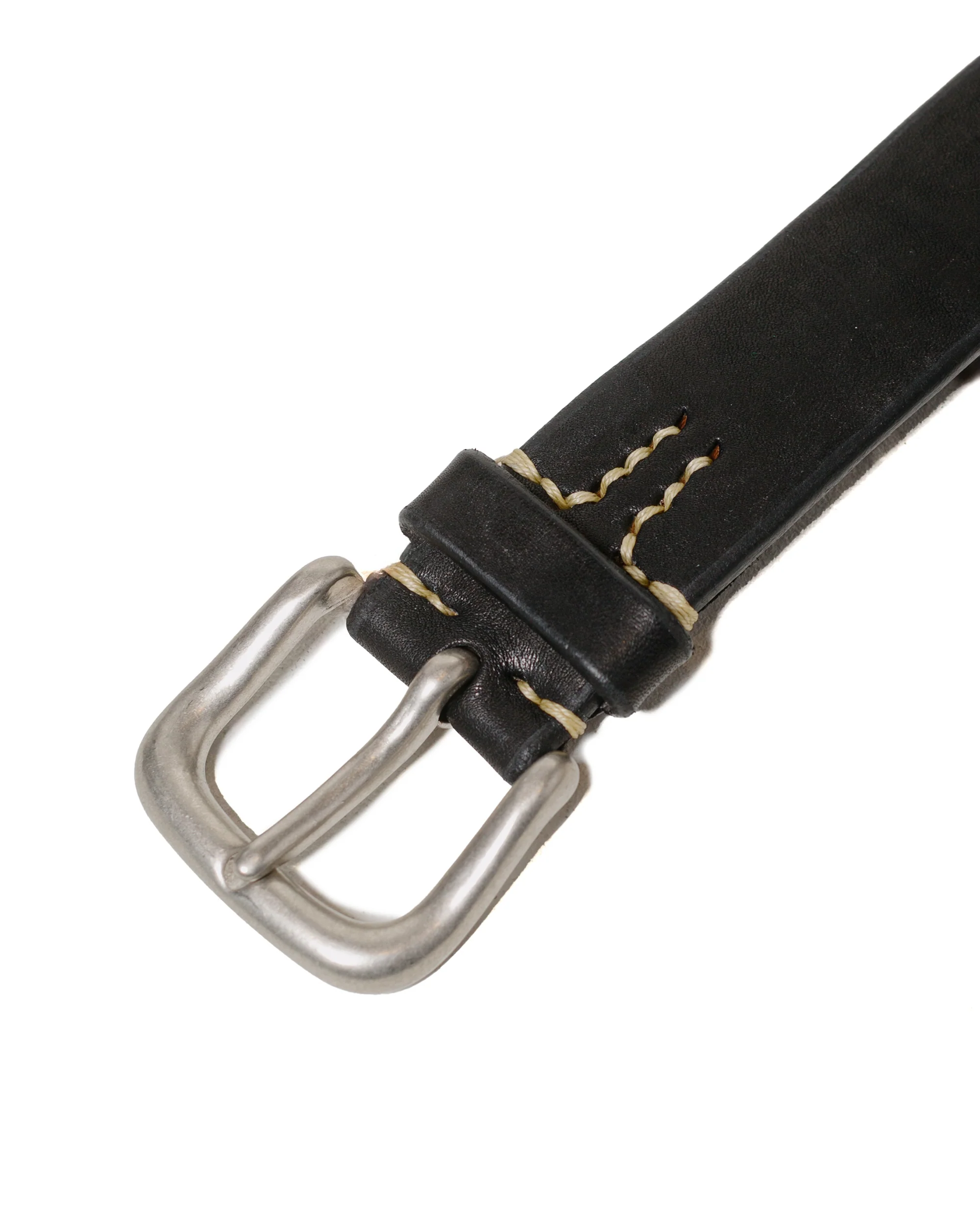 The Real McCoy’s MA17041 Joe McCoy Bend Leather Belt Black