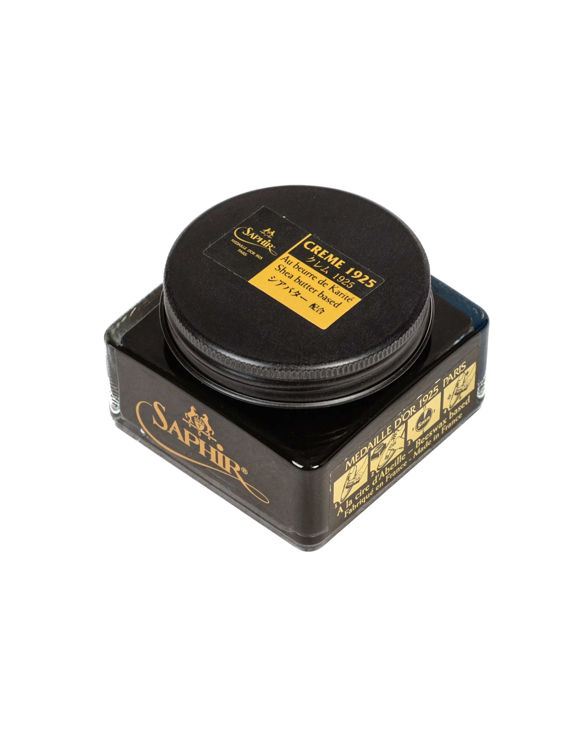 Saphir Creme 1925 #01 Black