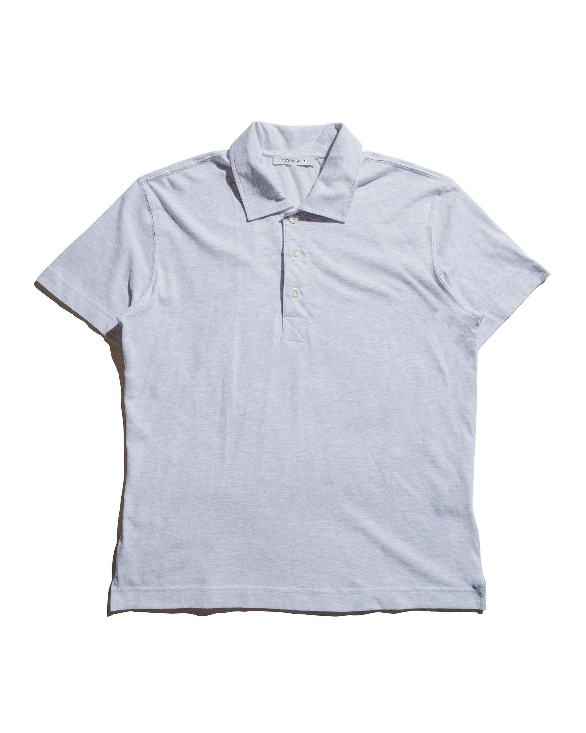 Body of Work Opal Short Sleeve Polo Dove Grey