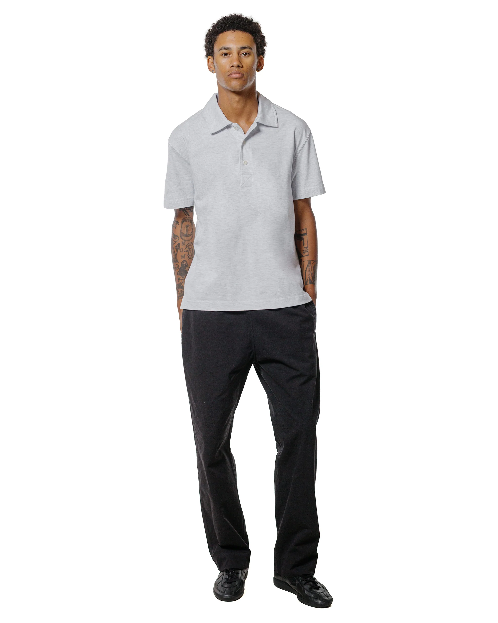 286-body-of-work-opal-short-sleeve-polo-dove-grey-4.webp Body of Work Opal Short Sleeve Polo Dove Grey