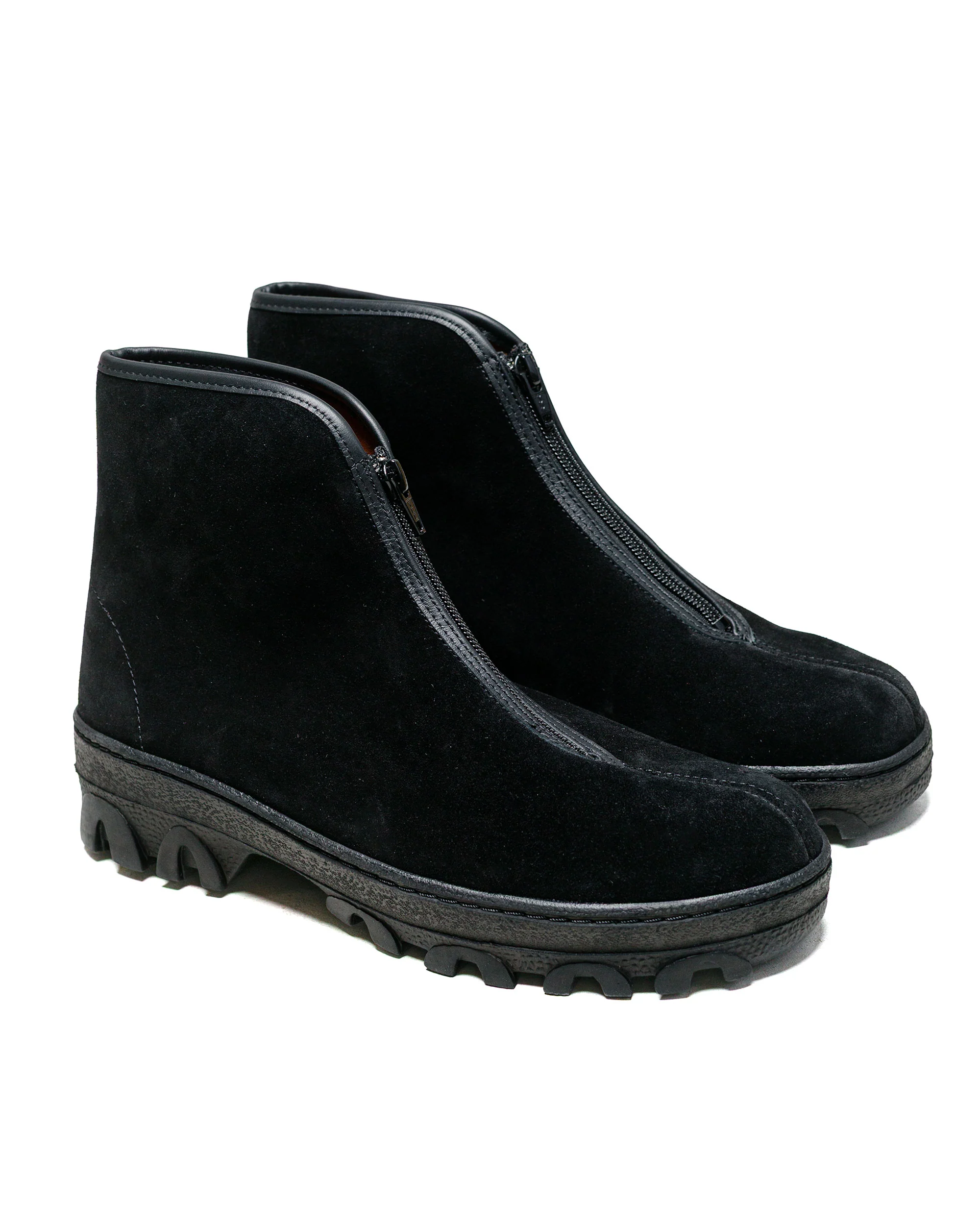 Reproduction of Found Russian Military Boots 540SS Black Suede