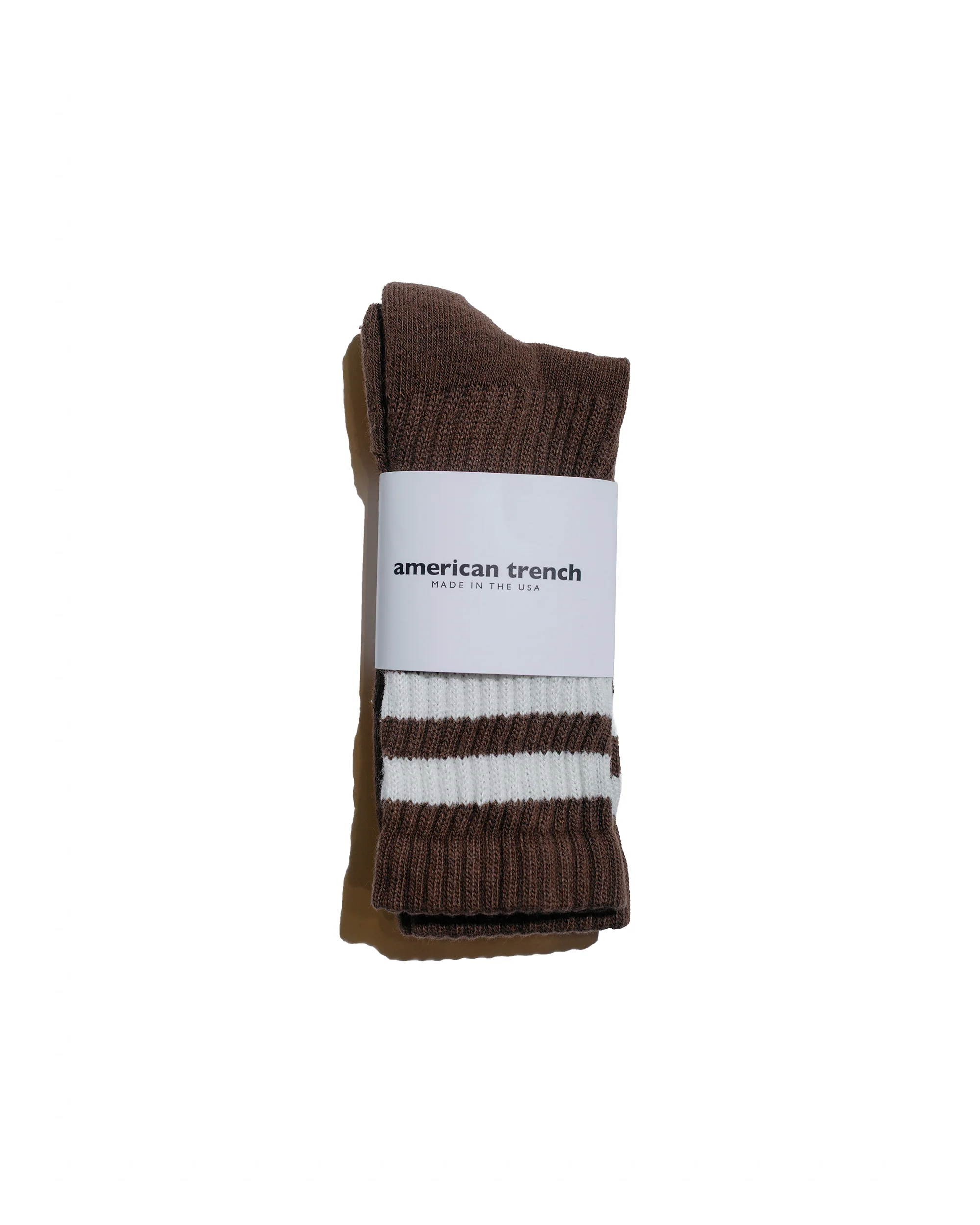 American Trench The Retro Double Stripe Brown
