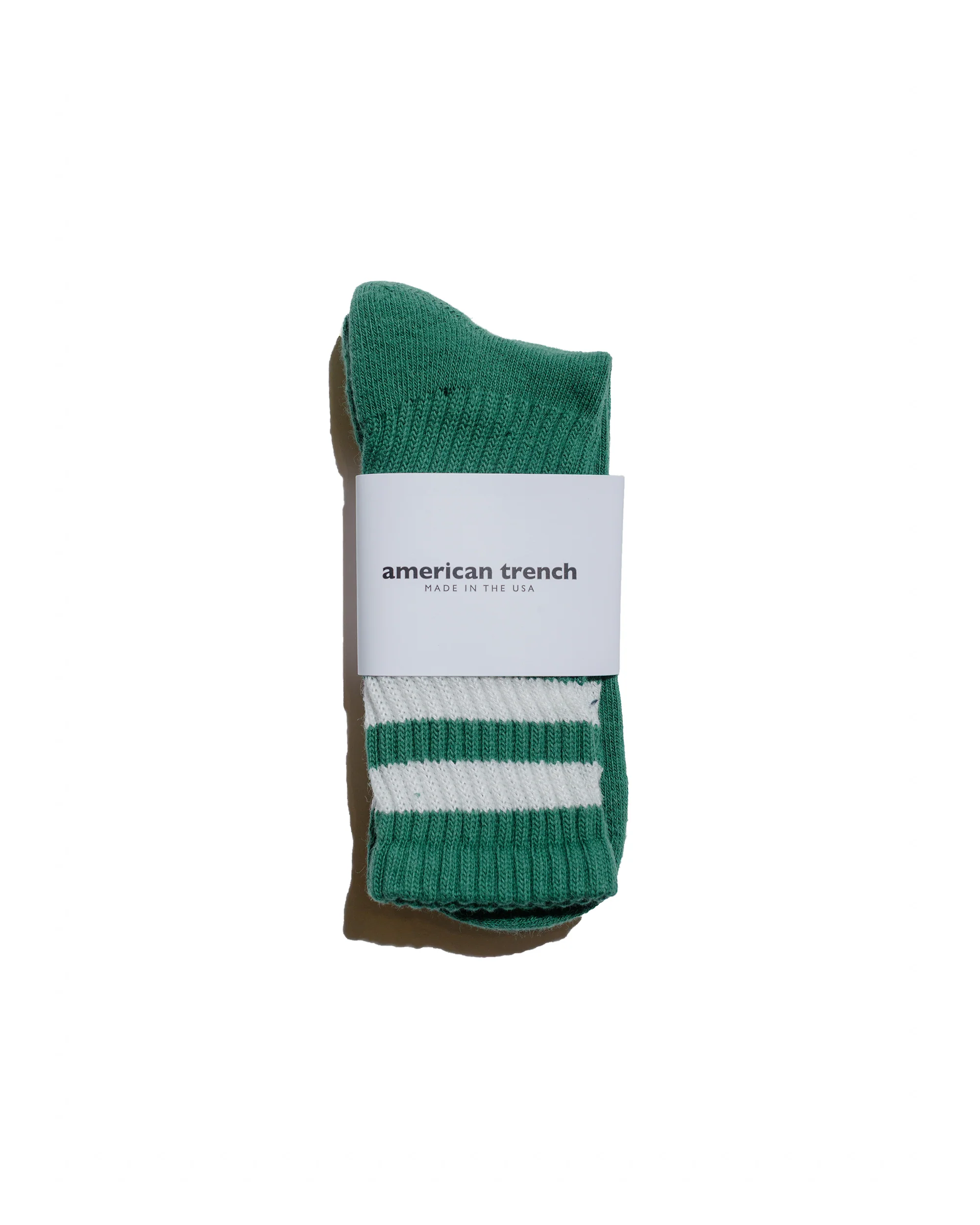 American Trench The Retro Double Stripe Green