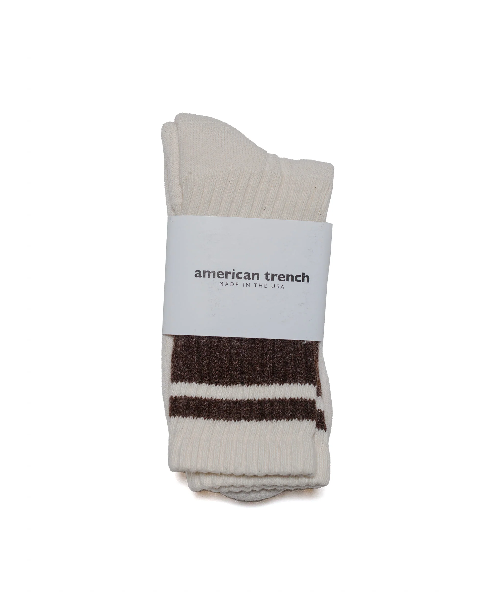 American Trench The Mono Stripe Brown Heather
