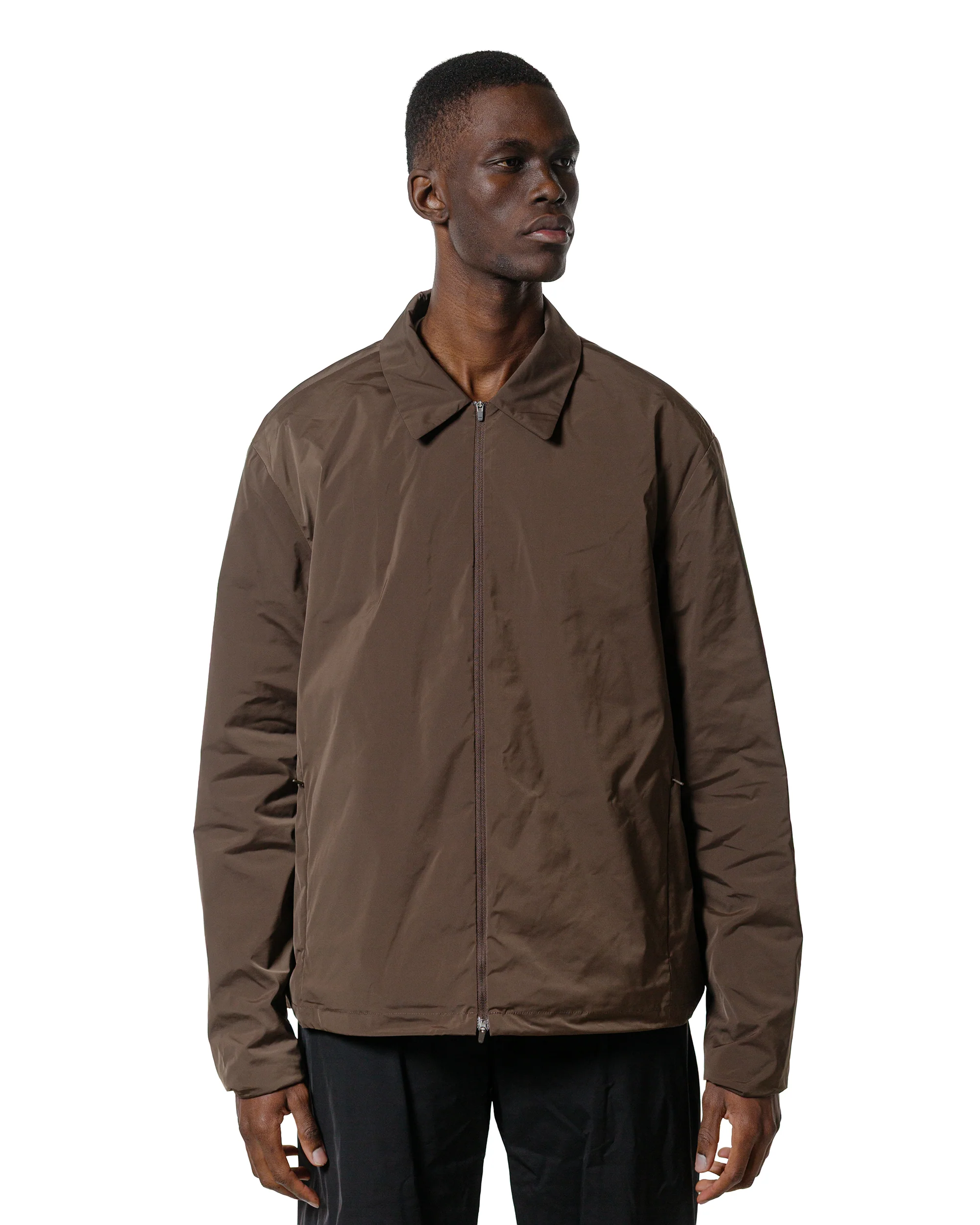 Amomento Taffeta Padded Jumper Brown