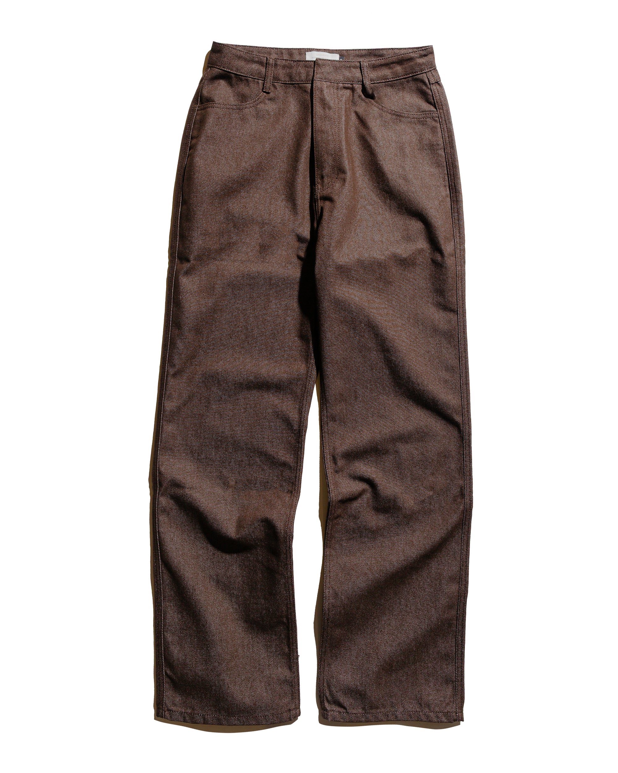 Amomento Men's Color Indigo Denim Brown
