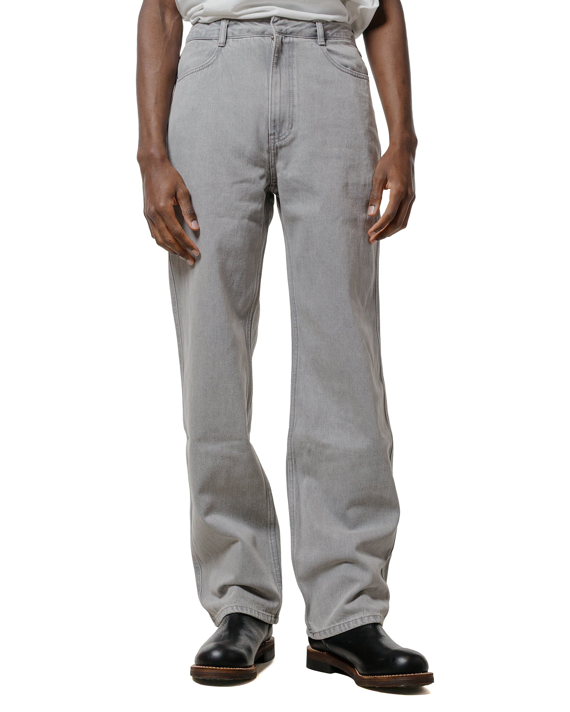 Amomento Men's Color Indigo Denim Grey