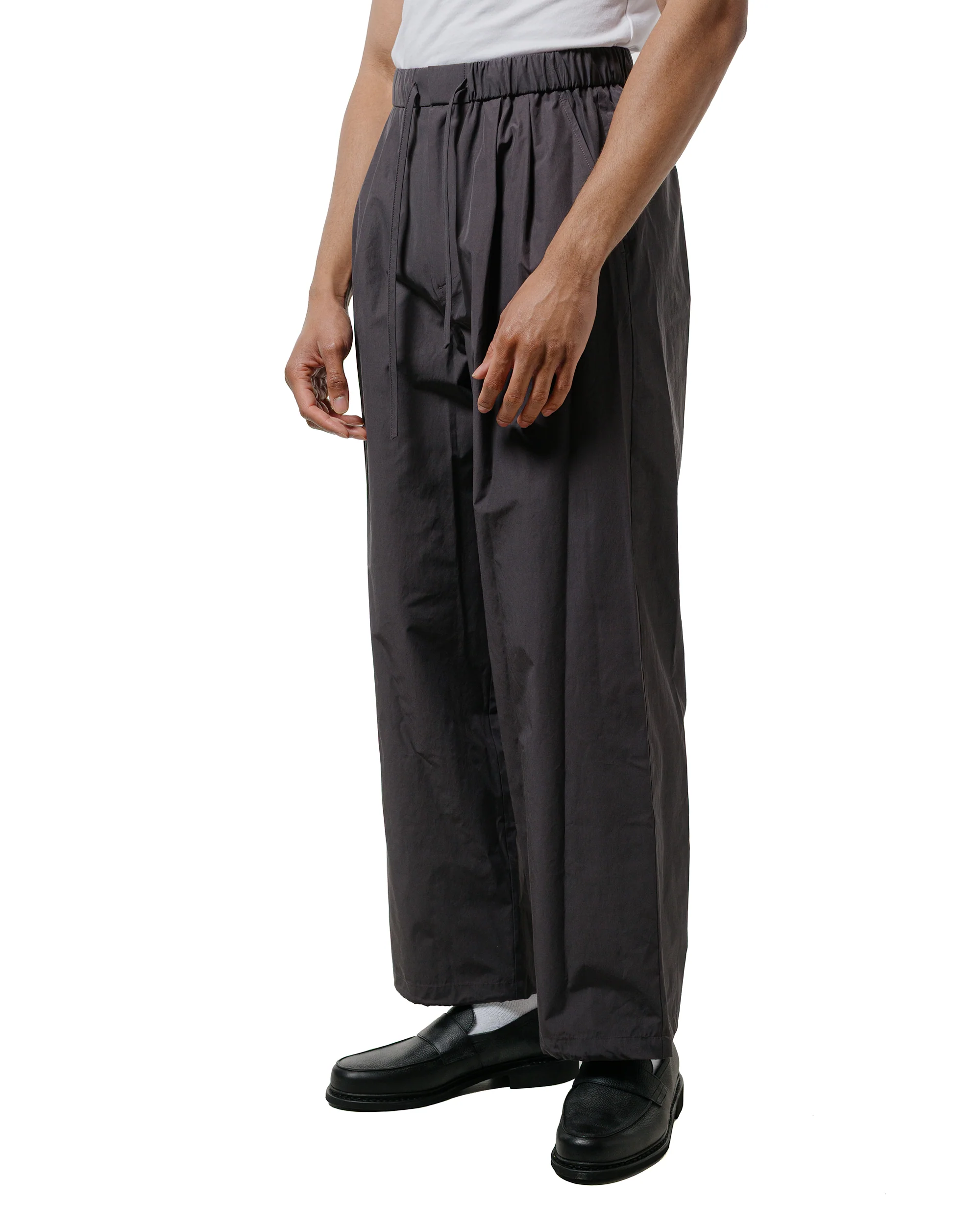 Amomento Drawstring Pants Charcoal